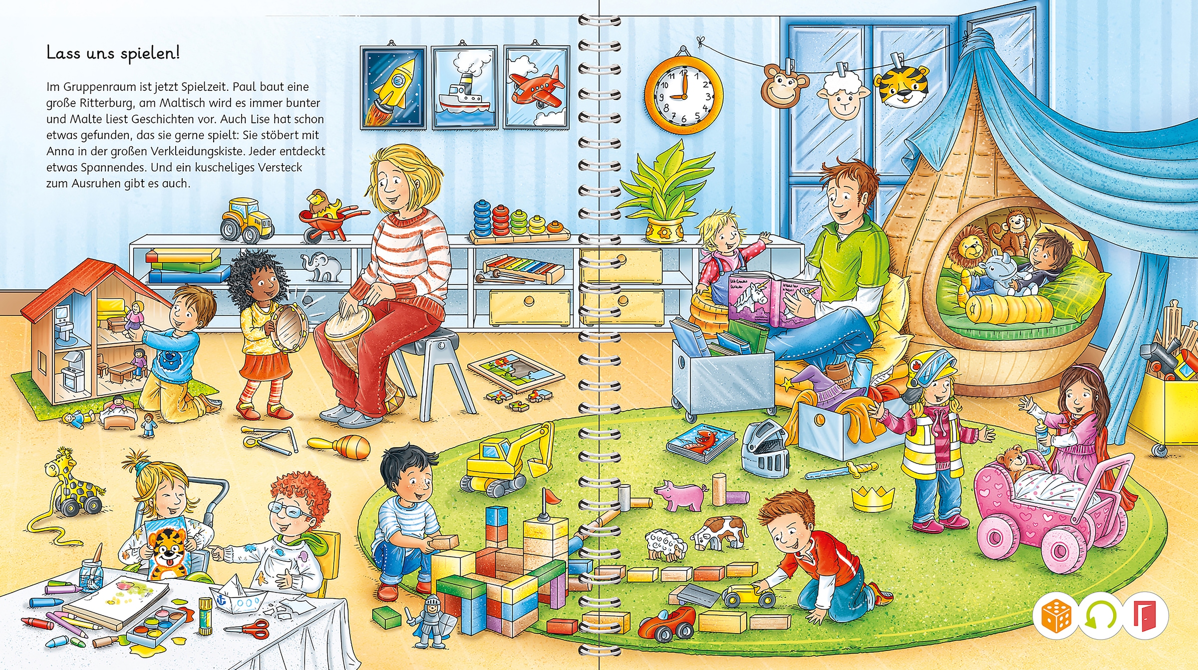 Ravensburger Spiel »tiptoi® Starter-Set: Stift und Wörter-Bilderbuch Kindergarten«, Made in Europe, FSC® - schützt Wald - weltweit