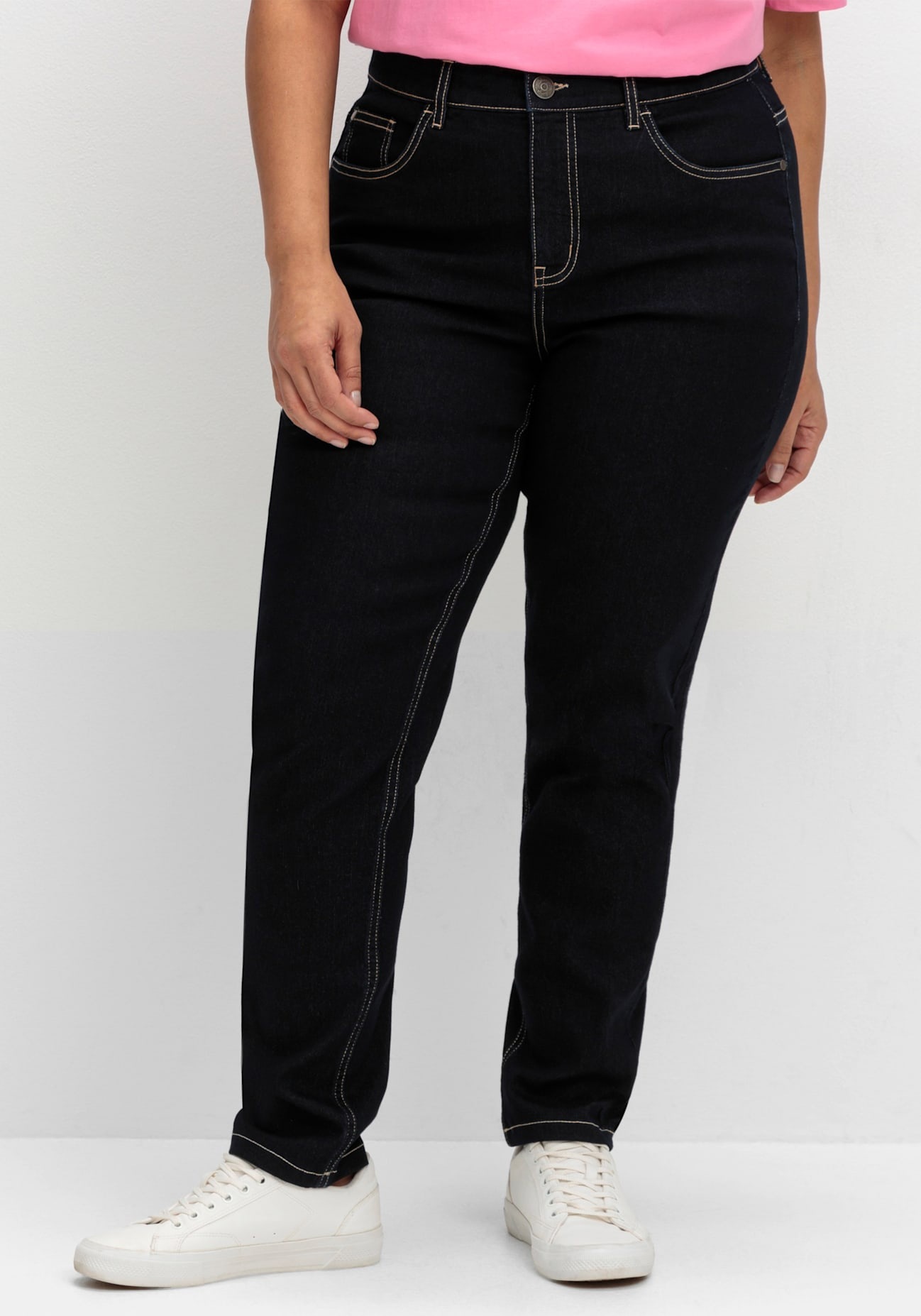 Sheego Bequeme Jeans 1 Stk. tlg. günstig online kaufen