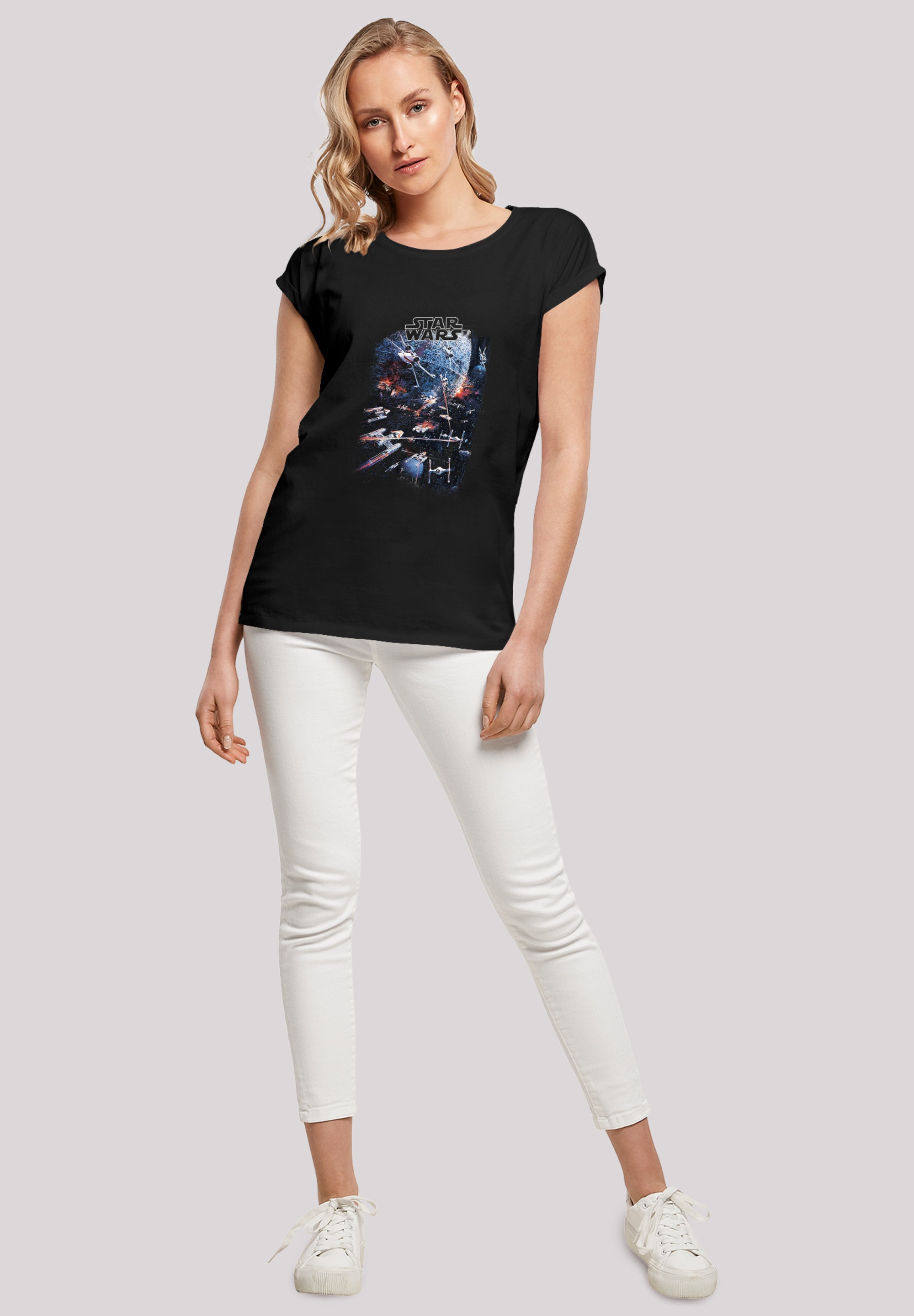 F4NT4STIC T-Shirt »'Star Wars Galaxy Space Fight Classic'«, Print