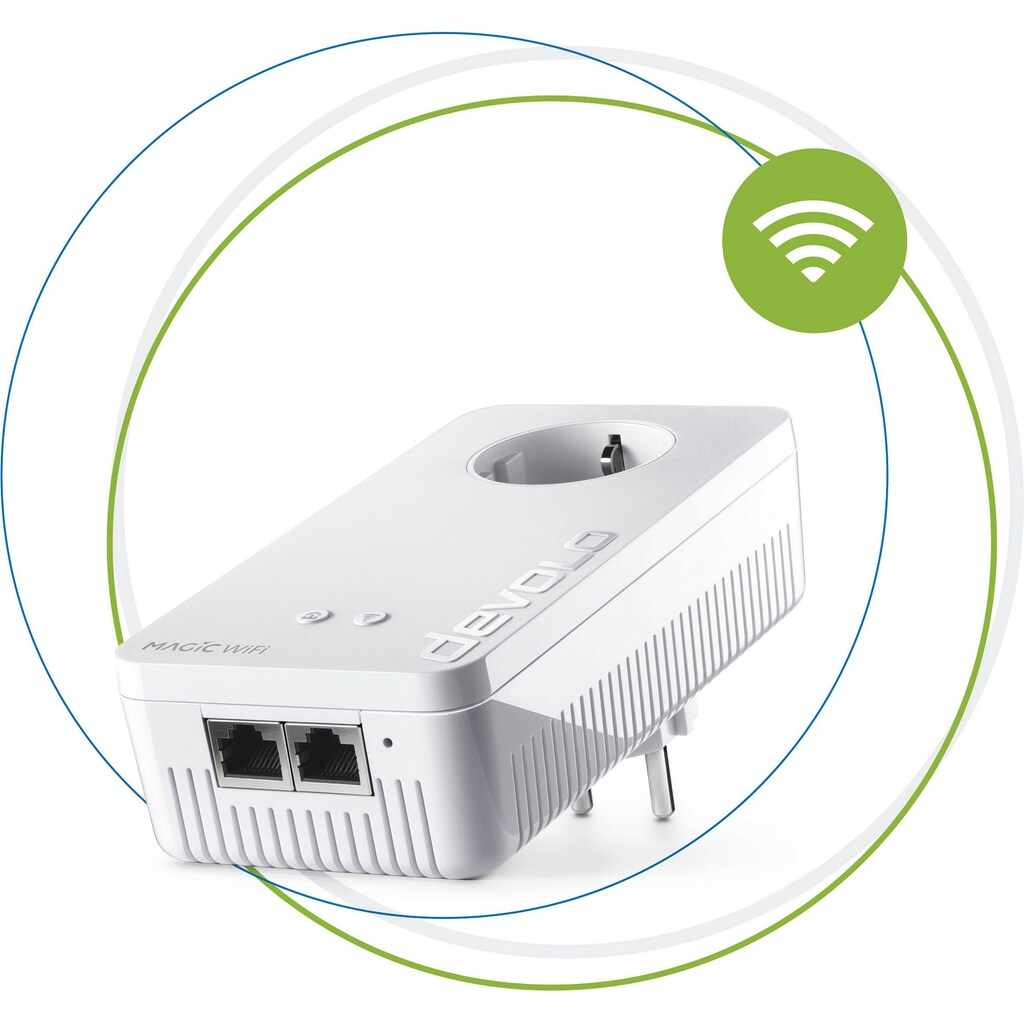 DEVOLO Netzwerk-Adapter »Magic 2 WiFi ac Next Ergänzung (2400Mbit, 2x LAN, Mesh)«