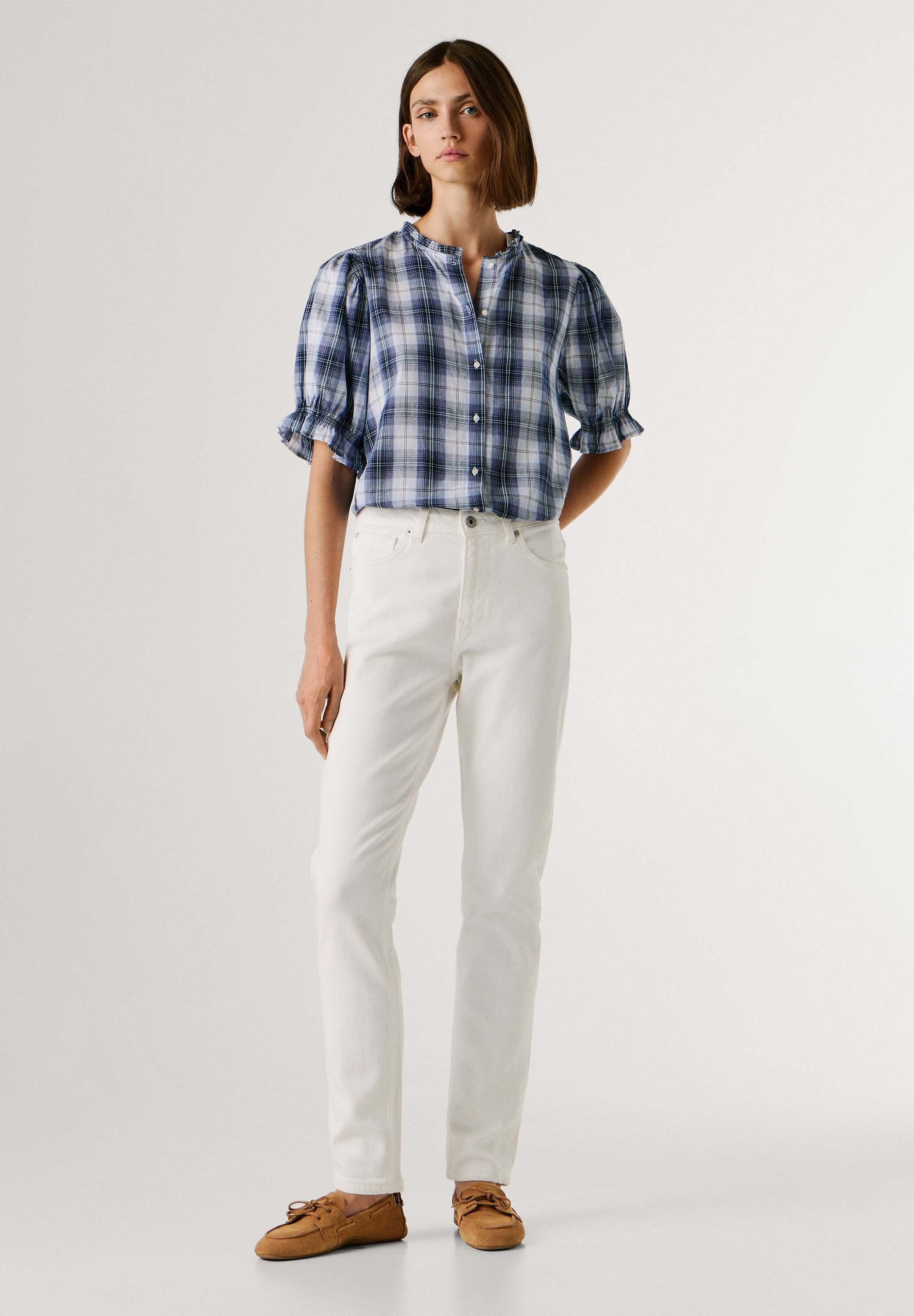 Pepe Jeans Straight-Jeans »straight leg jeans TAPERED JEANS HW VIOLET«