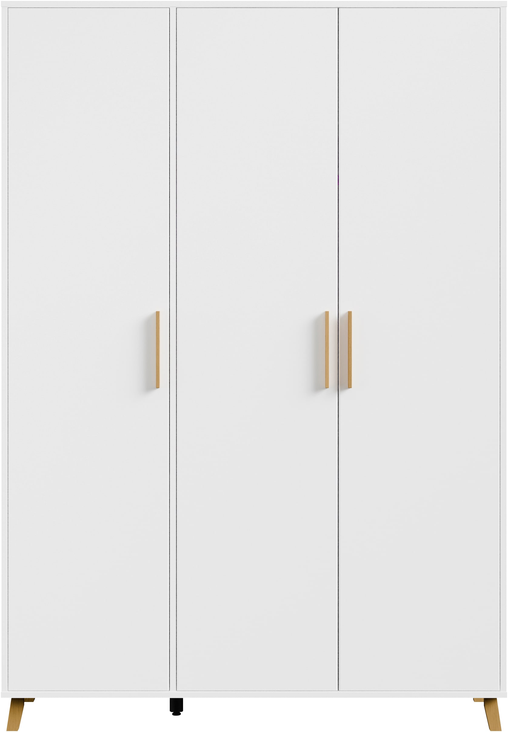rauch Drehtürenschrank »Kleiderschrank Schrank Garderobe Wäscheschrank SHINJO«, (in 3 verschiedenen Ausstattungen BASIC/CLASSIC/PREMIUM), Griffe und Füße aus Massivholz, viel Stauraum MADE IN GERMANY