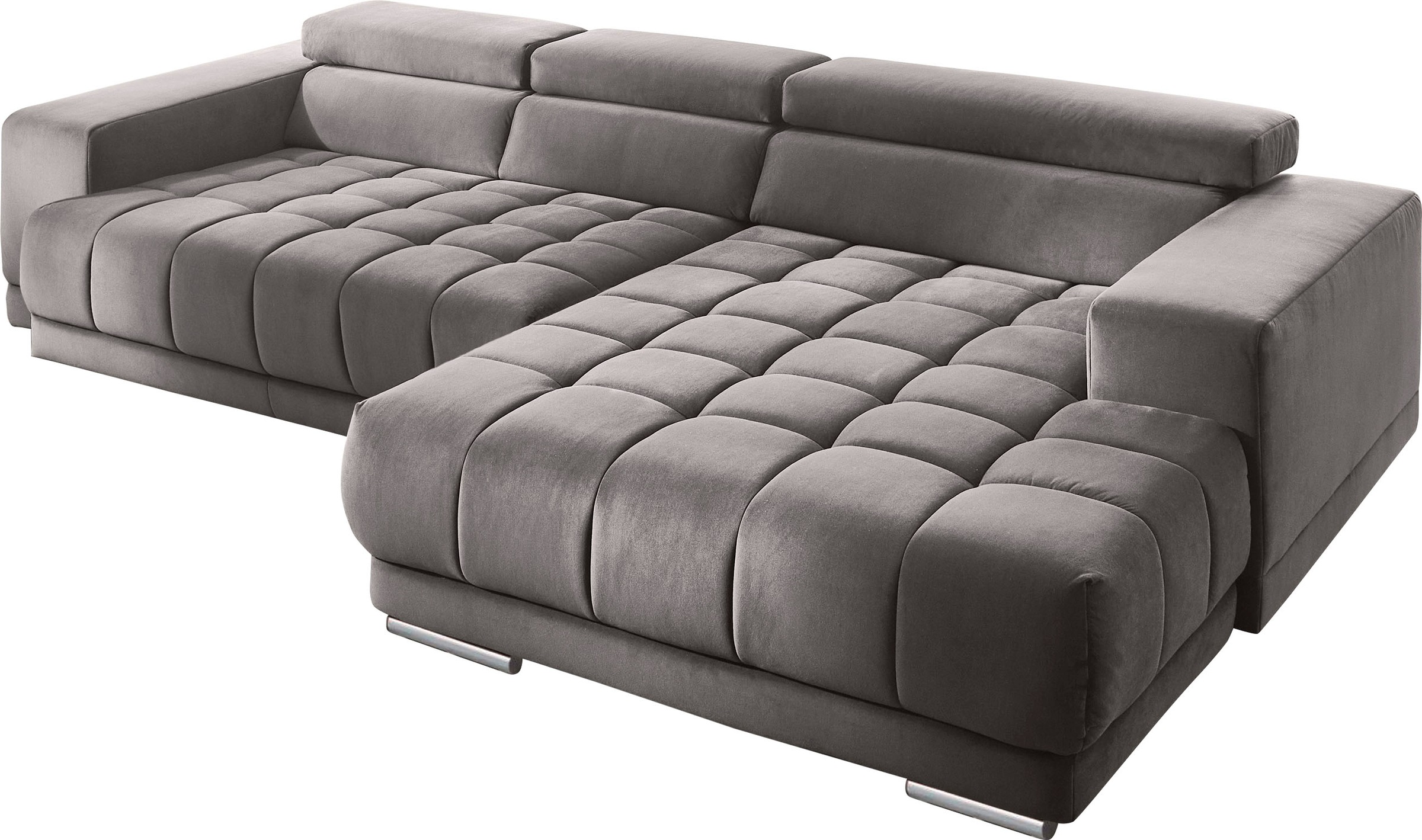 Die PlanBar Ecksofa »MP-IN15053 L-Form«, mit Kopfteilverstellung, wahlweise mit manueller Vorziehbank