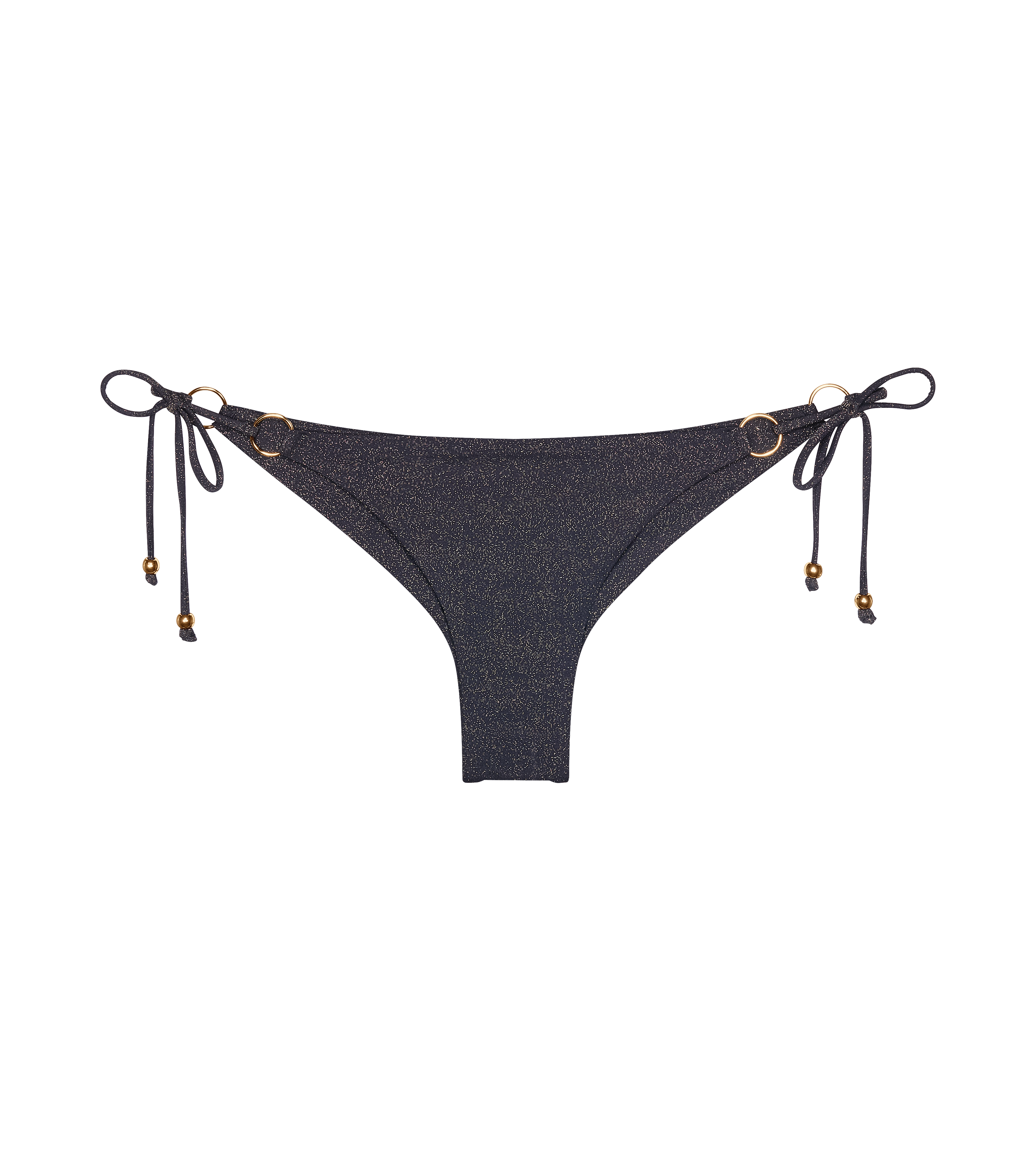 Triumph Bikini-Hose "Summer Sunset Brazilian" verstellbare Seitenbänder mit Metallperlen, Glitzergarn