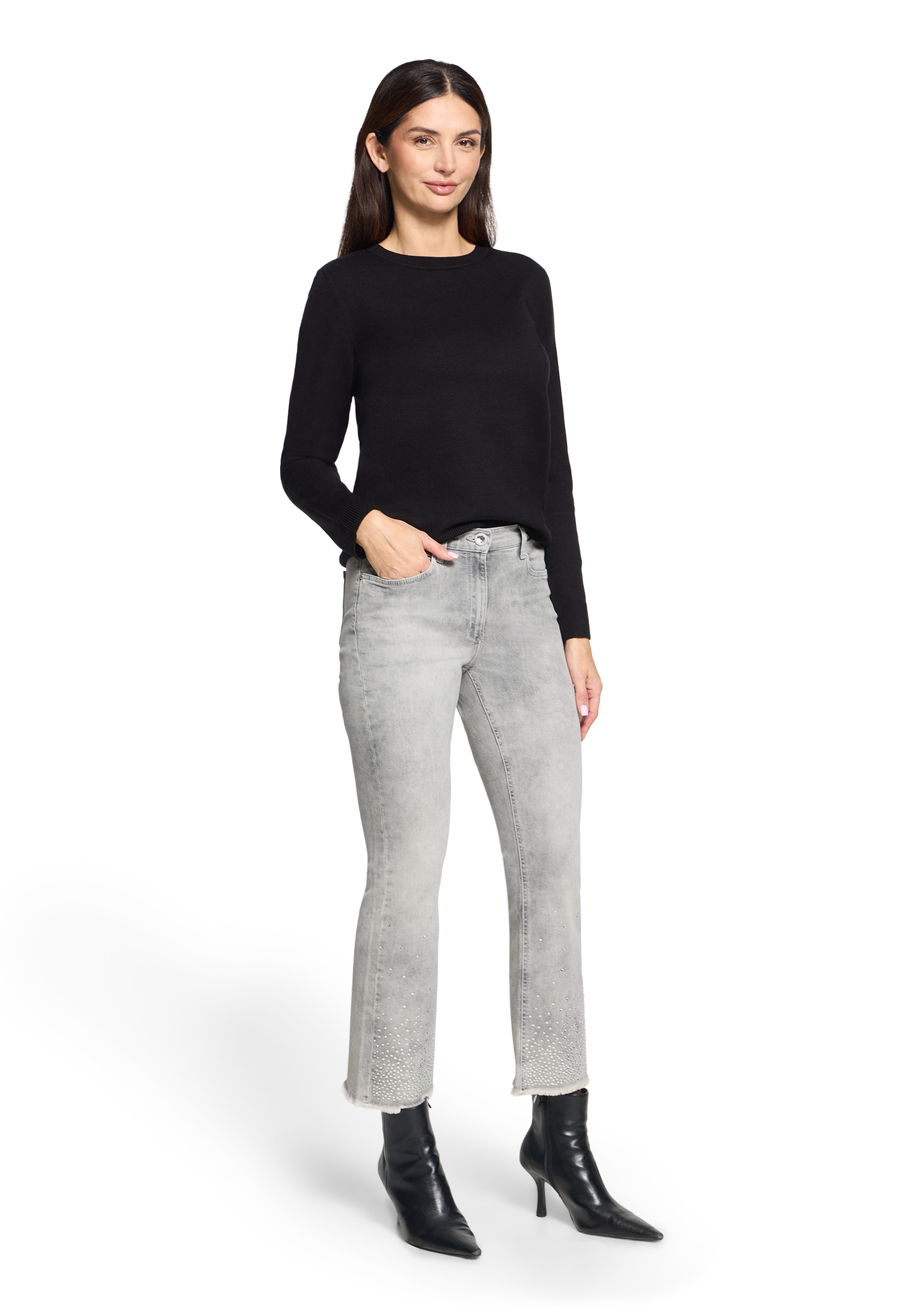 Betty Barclay Slim-fit-Jeans »Damen Slim Fit-Hose mit Waschung«