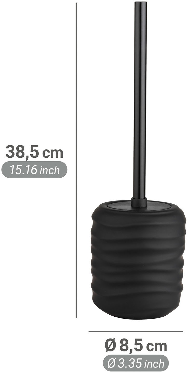WENKO WC-Garnitur »Illana« Keramik mit Soft-Touch-Beschichtung, Toilettenbürste mit Abdeckung