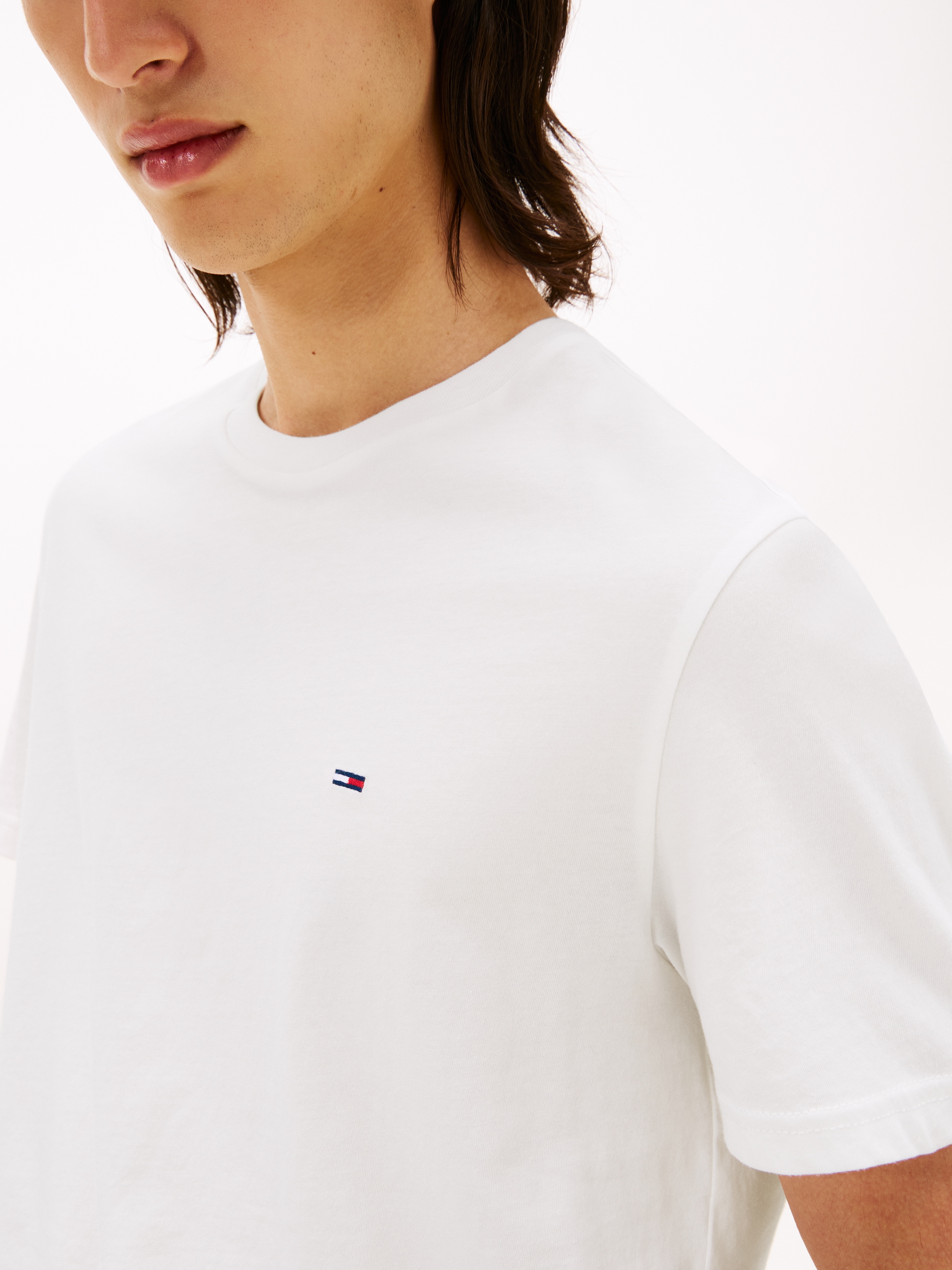 Tommy Jeans T-Shirt »TJM XSLIM 3 PACK TEE«, Mit Rundhalsausschnitt