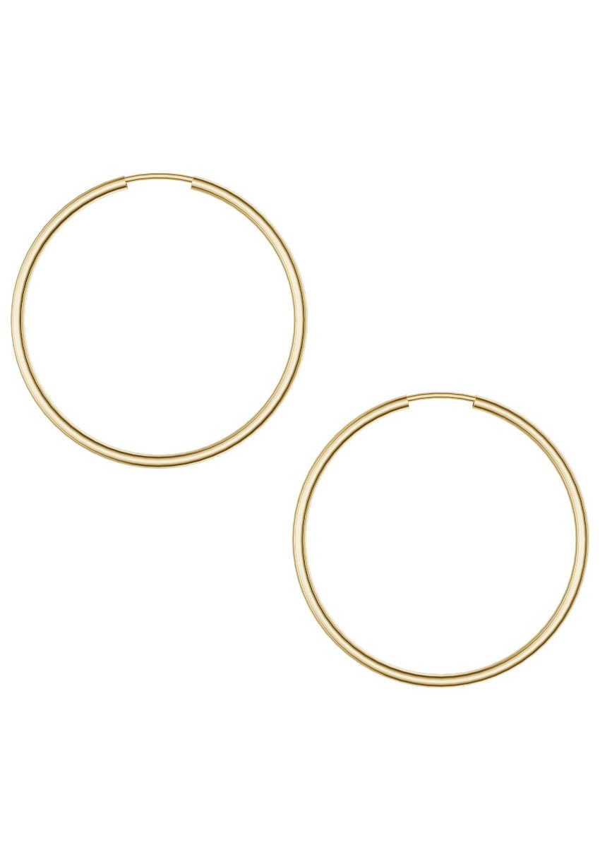 Firetti Paar Creolen »Schmuck Geschenk Silber 925 2,0 mm breit«, Made in Germany