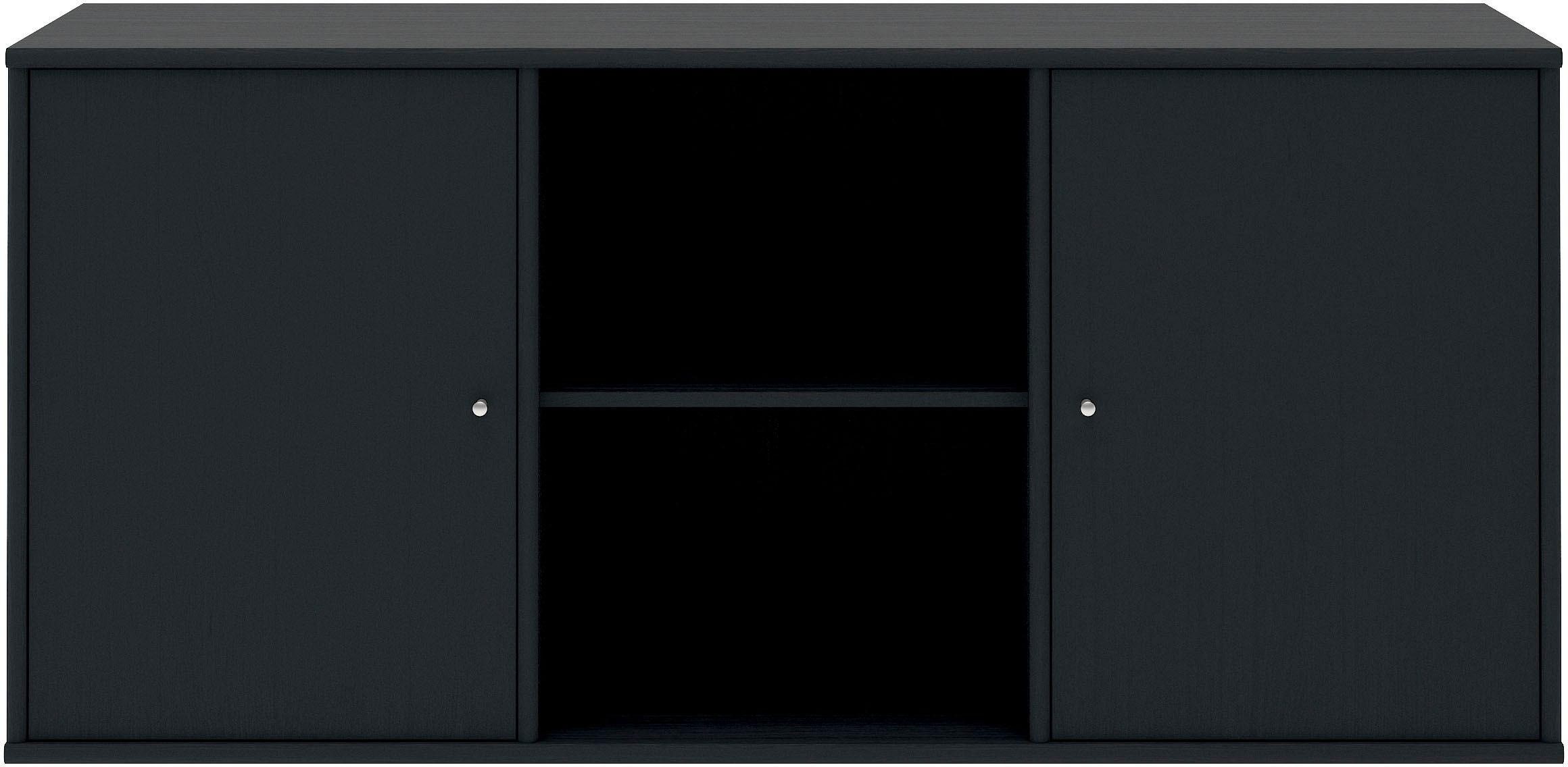 Hammel Furniture Sideboard »Mistral, Hochwertig Schrank, hängend/stehend montierbar«, mit zwei Türen, B: 133 cm, anpassungsbar Designmöbel