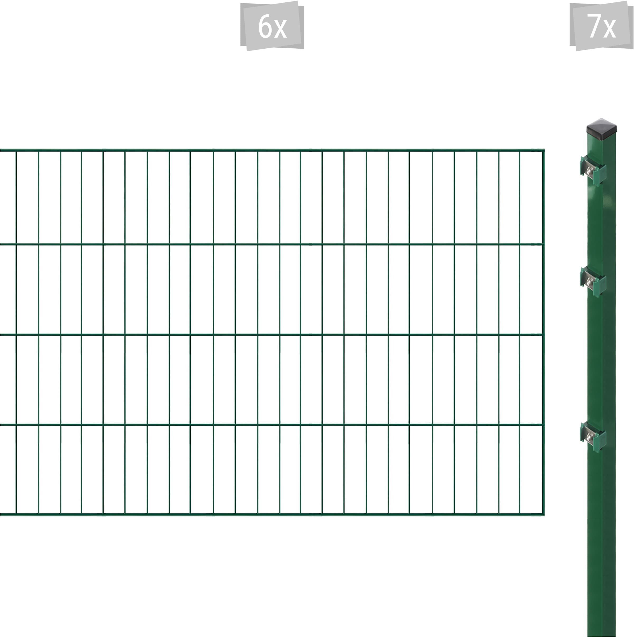 Arvotec Einstabmattenzaun "ESSENTIAL 80 zum Aufschrauben", Zaunhöhe 80 cm, Zaunlänge 2 - 60 m