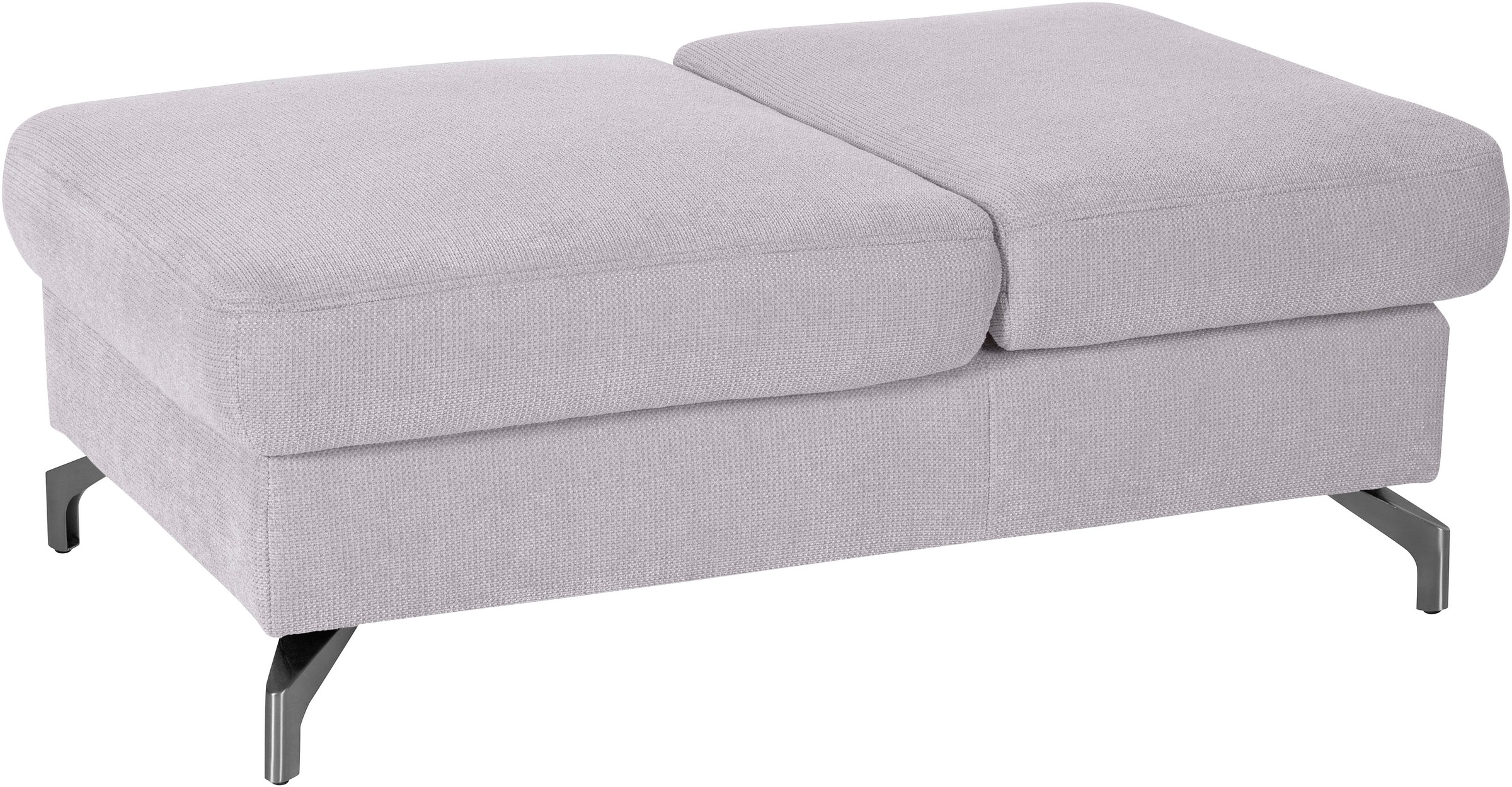 sit&more Hocker "Percy", Fußhöhe 12 cm, mit Klappfunktion, wahlweise in 2 Fußfarben