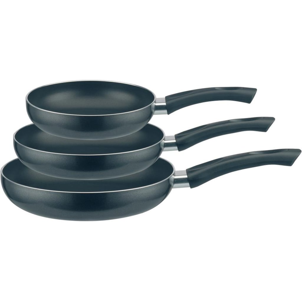 Elo Pfannen-Set »Ducto«, Aluminium, (Set, 3 tlg., je 1 Pfanne Ø 20/24/28 cm, H: 4,5/5,0/5,8 cm)