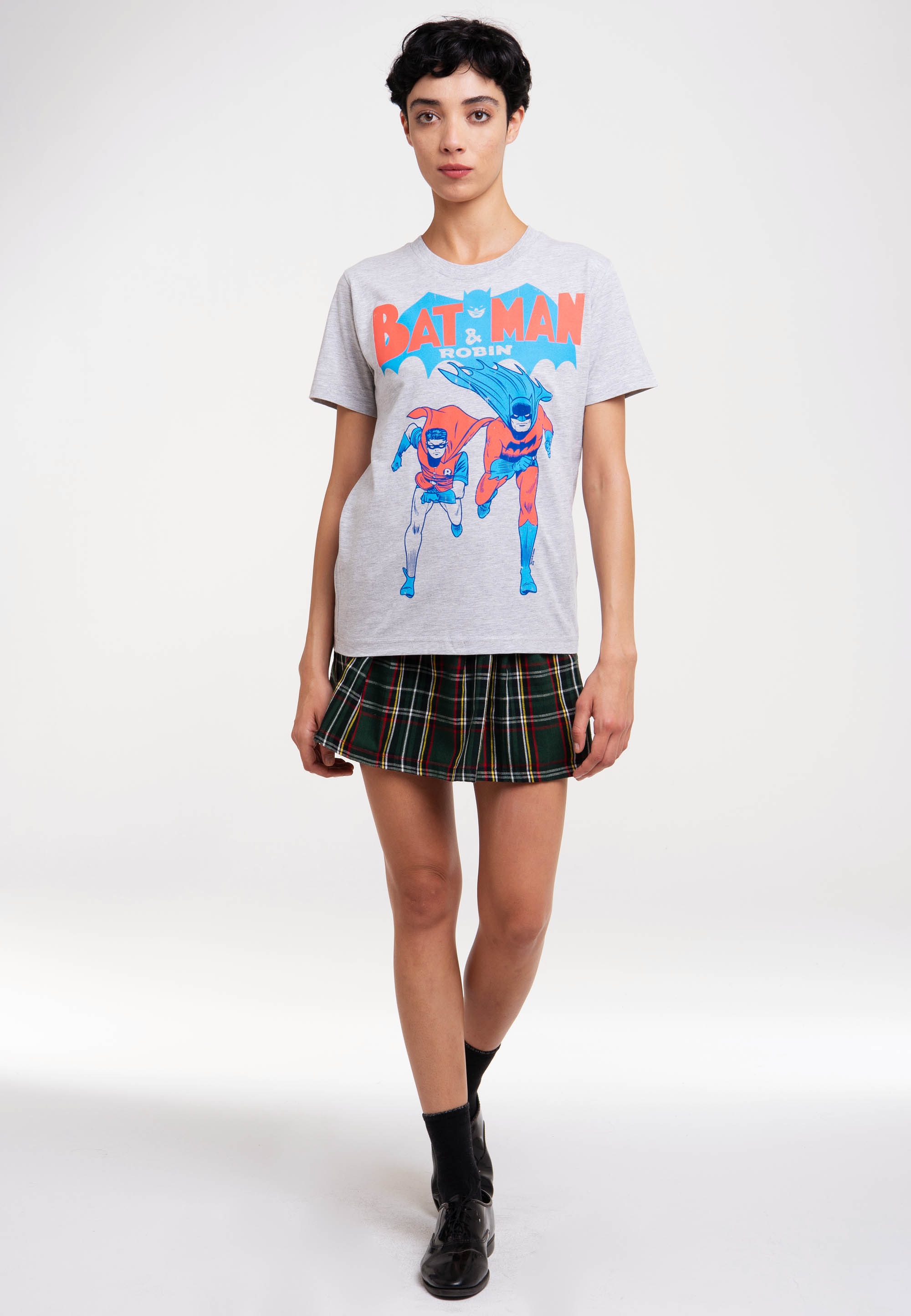 LOGOSHIRT T-Shirt »Batman & Robin«, mit coolem Print