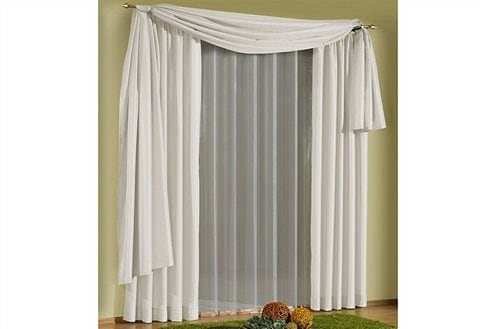 Wirth Gardine "Daria" Kräuselband 1 Stk. tlg. günstig online kaufen