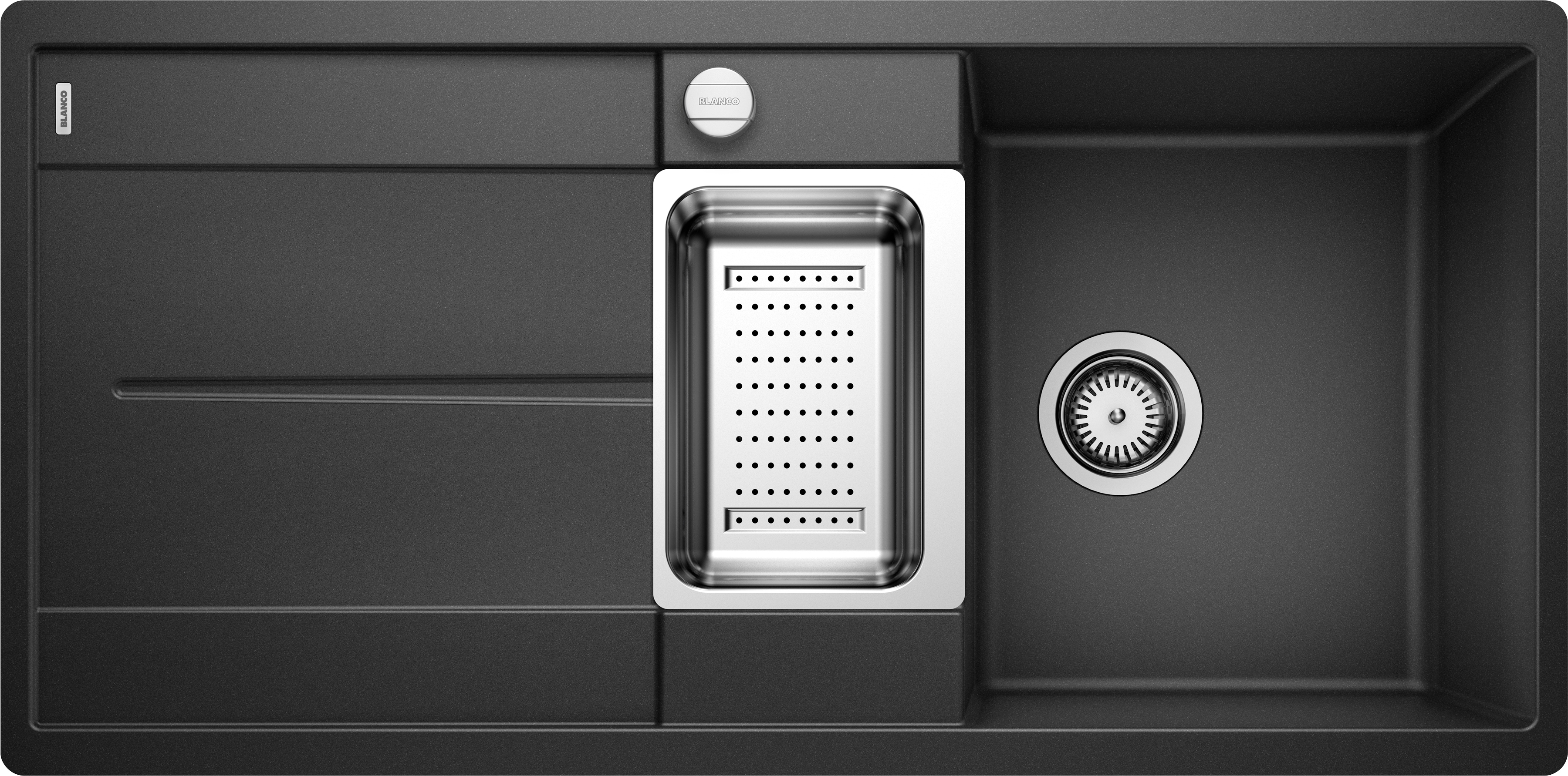 Blanco Granitspüle "METRA 6 S-F" 1 Stk. tlg. erhältlich in mehreren Farben, inkl. Multifunktionsschale Edelstahl