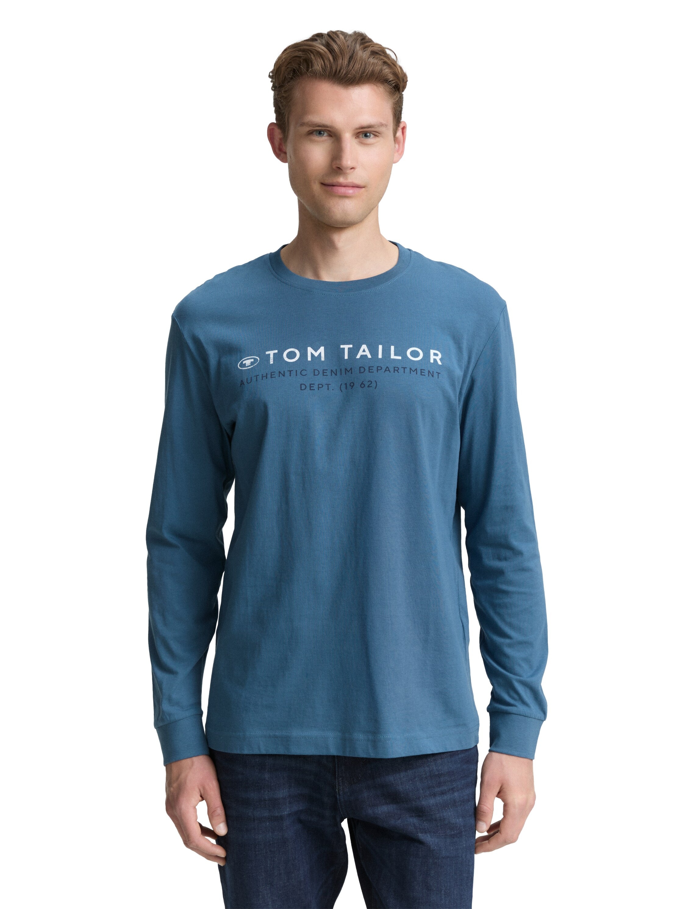 TOM TAILOR Langarmshirt, mit Logo Print günstig online kaufen