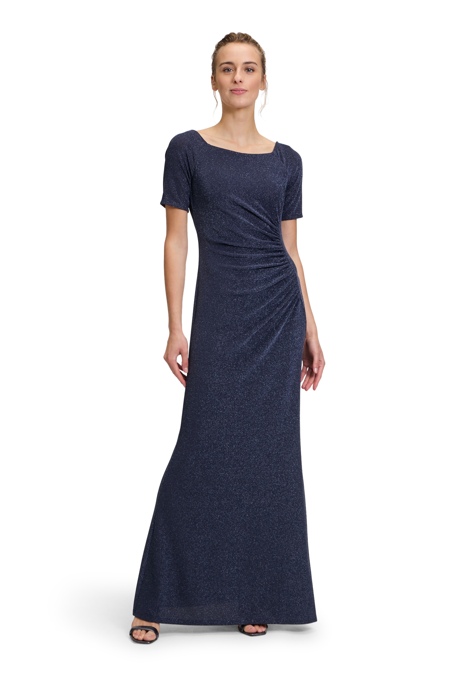 Abendkleid »Vera Mont Abendkleid im Glitzer-Look«, Raffung