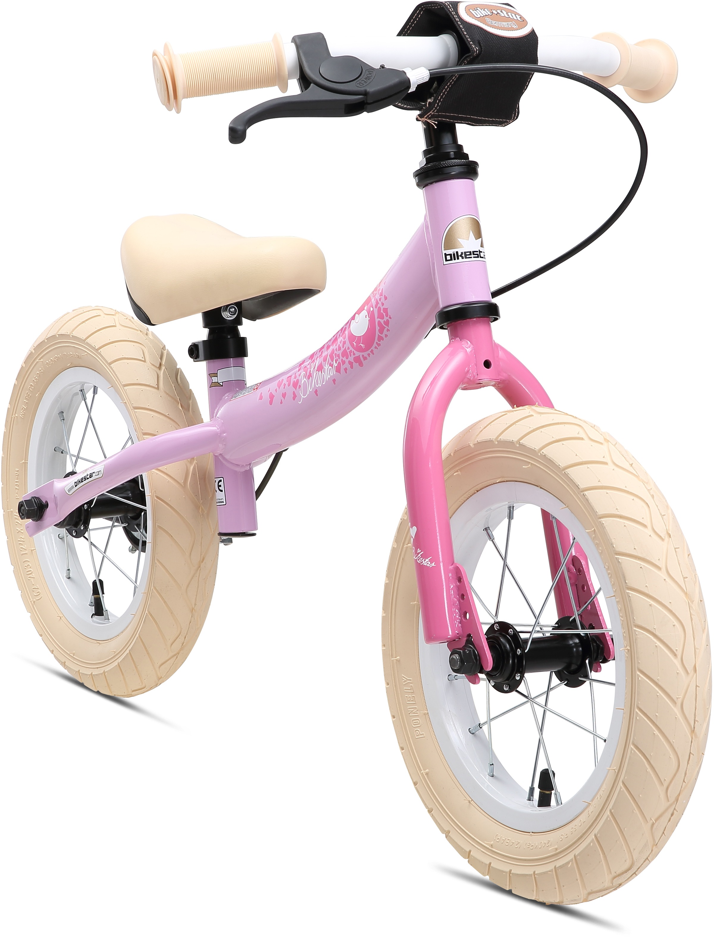 Laufrad BIKESTAR Kinderlaufrad Sport ab 3 Jahre mit Bremse, 12 Zoll