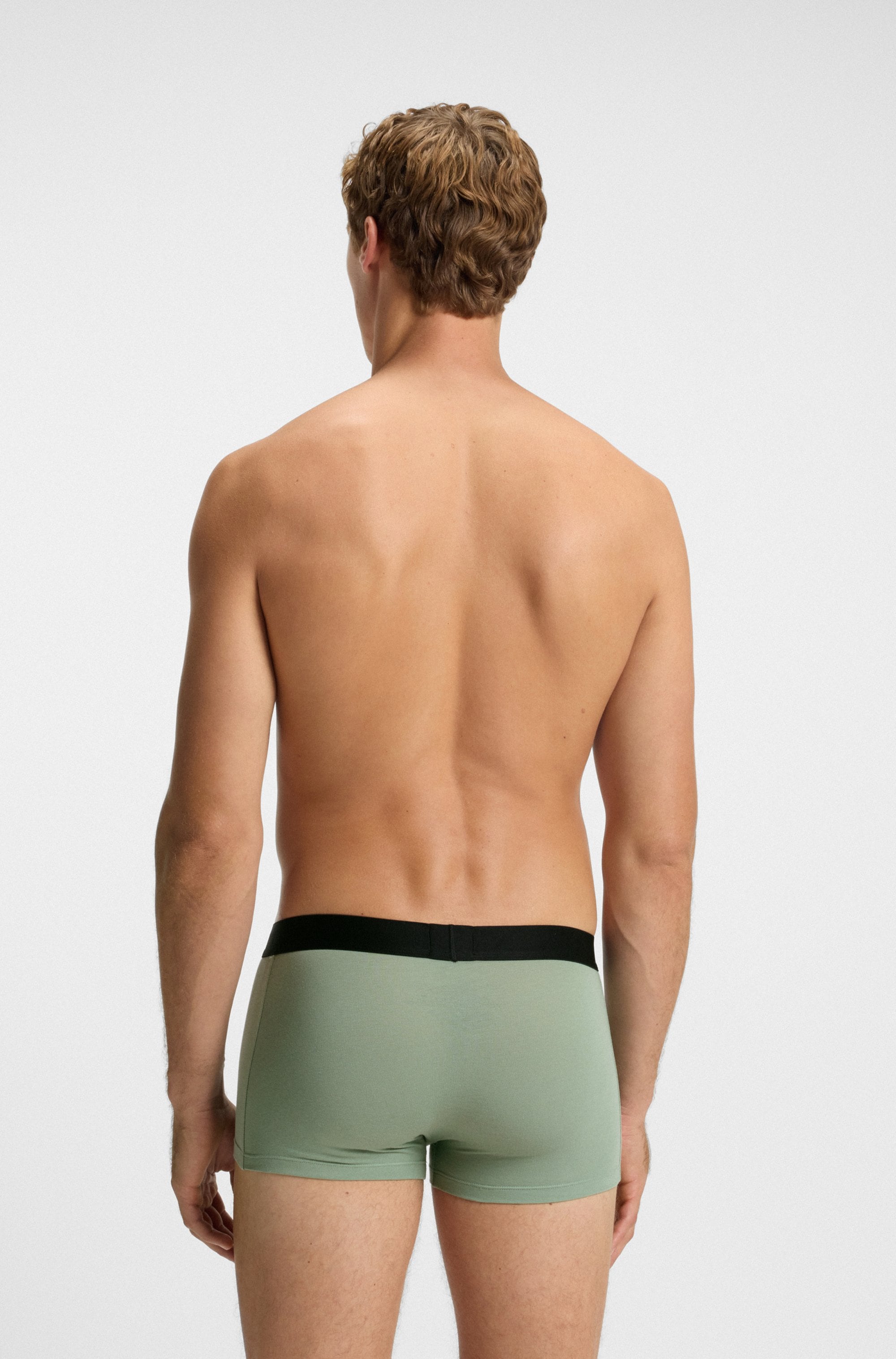 BOSS Trunk »3P Trunk BOSS ONE« mit unifarbenen Bund