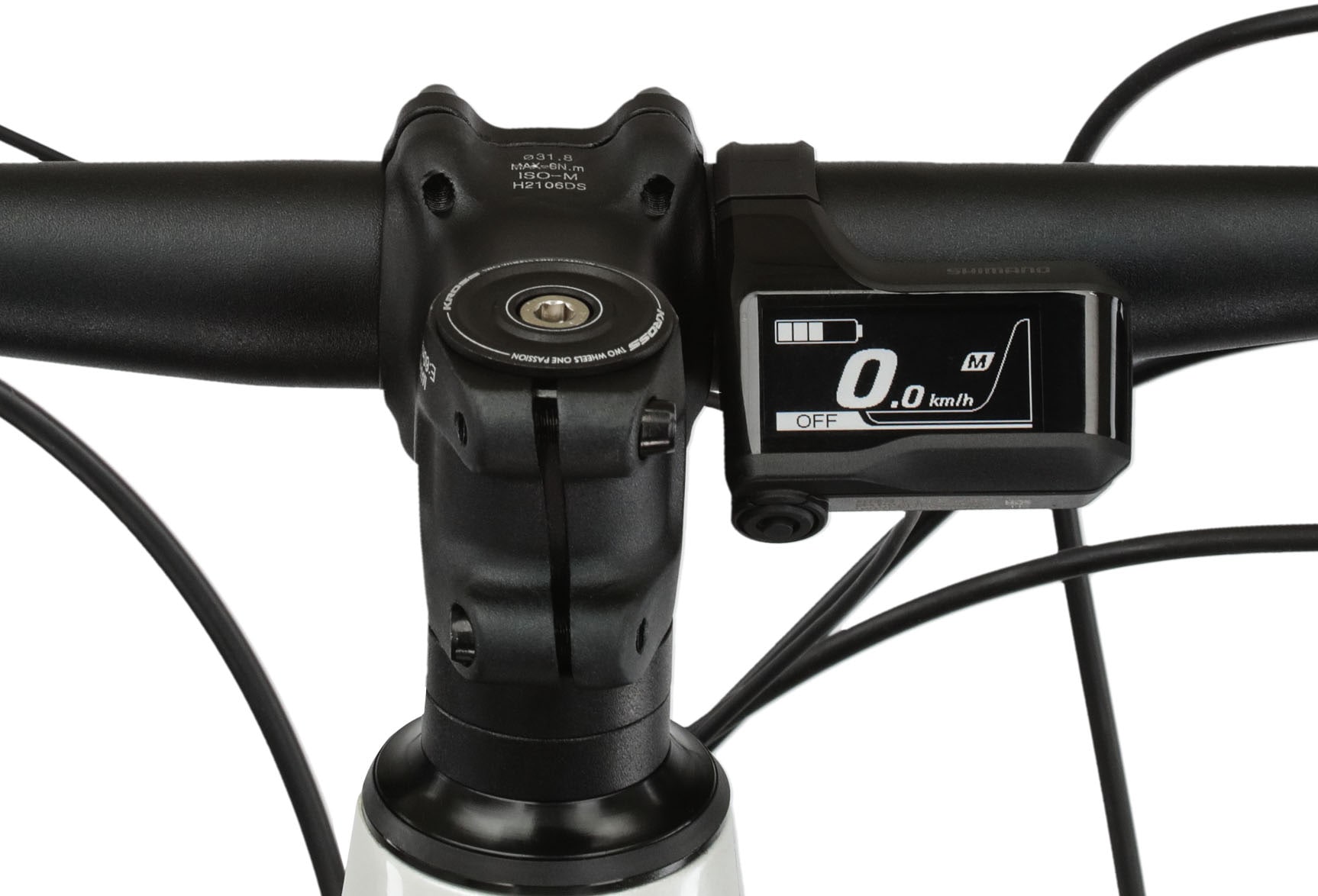 Kross E-Bike »E-MTB Level Boost 3.0 29 Zoll weiß«, 12 Gang, Shimano, DEORE SLX M7100, Mittelmotor 250 W