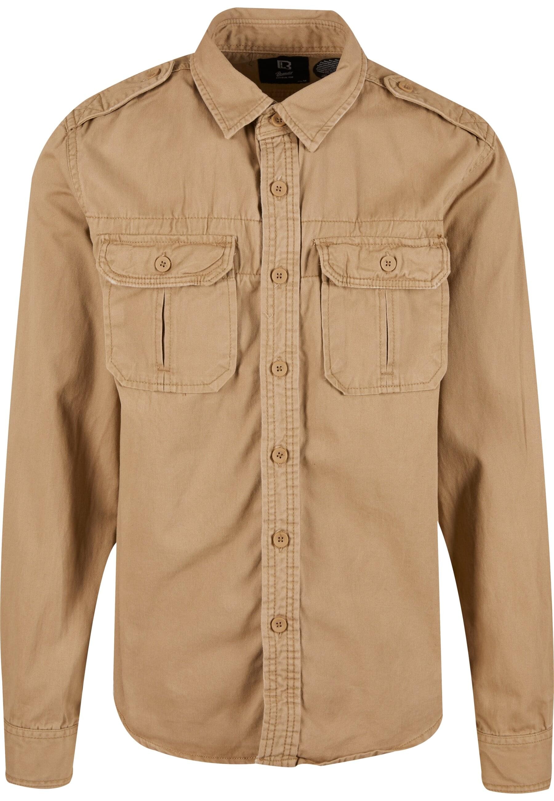 Brandit Langarmhemd "Brandit Herren Vintage Shirt" 1 Stk. tlg. günstig online kaufen