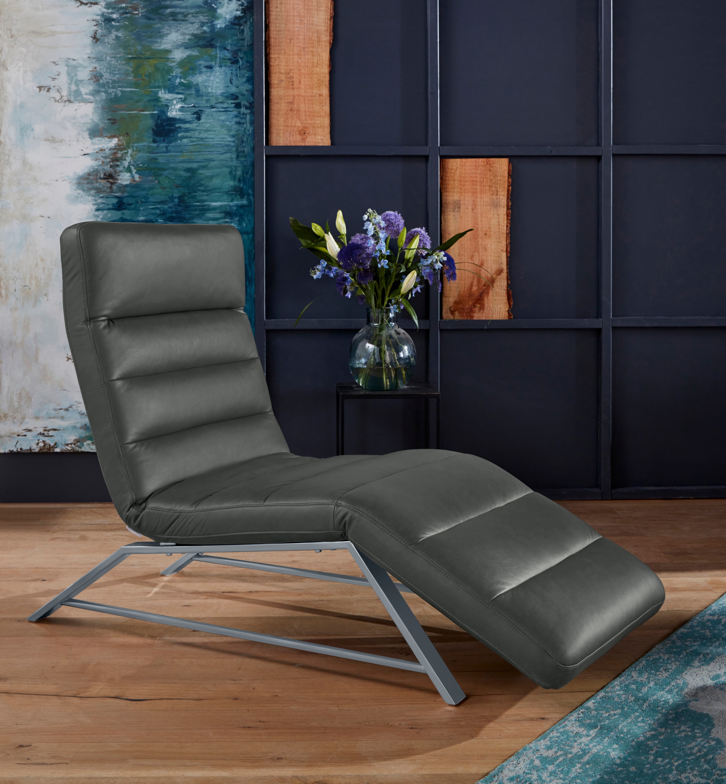 W.SCHILLIG Relaxliege »daily dreams«, Funktionsliege wahlweise mit Motor, Gestell matt, Breite 75 cm