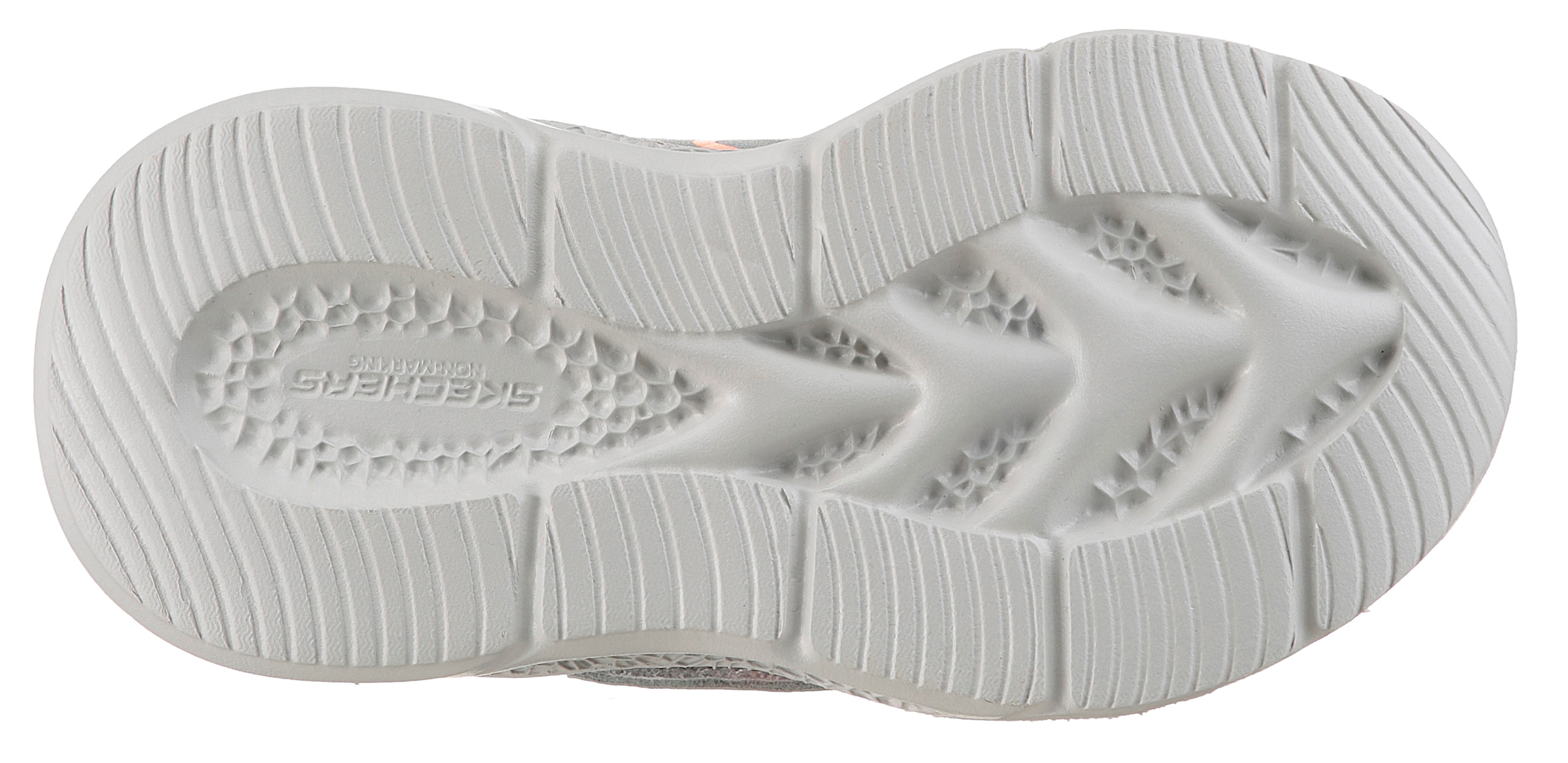 Skechers Sneaker »SKECHERS METEOR-LIGHTS«, Klettschuh mit Blinkfunktion, Größenschablone zum Download