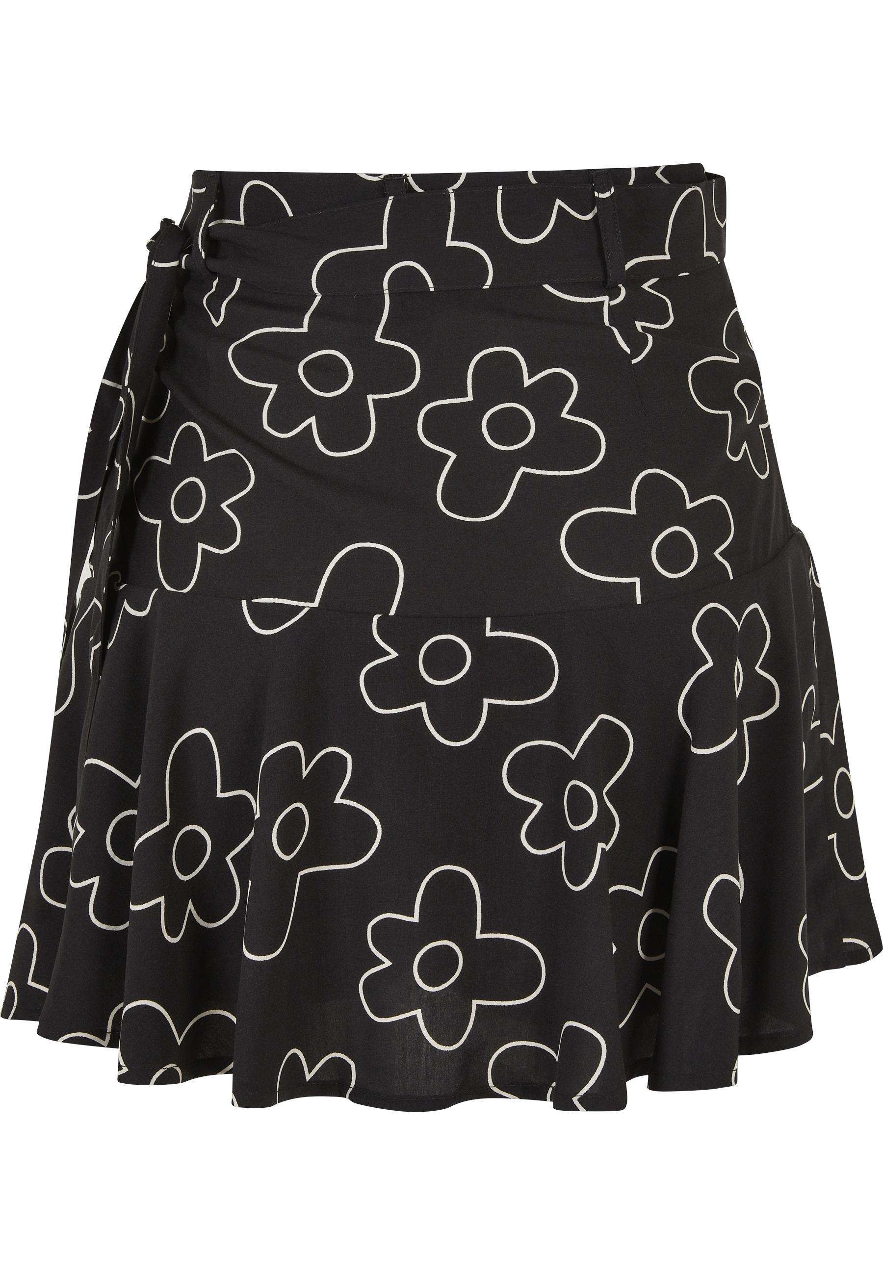 URBAN CLASSICS Jerseyrock »Urban Classics Damen Ladies Viscose Mini Skort« 1 Stk.