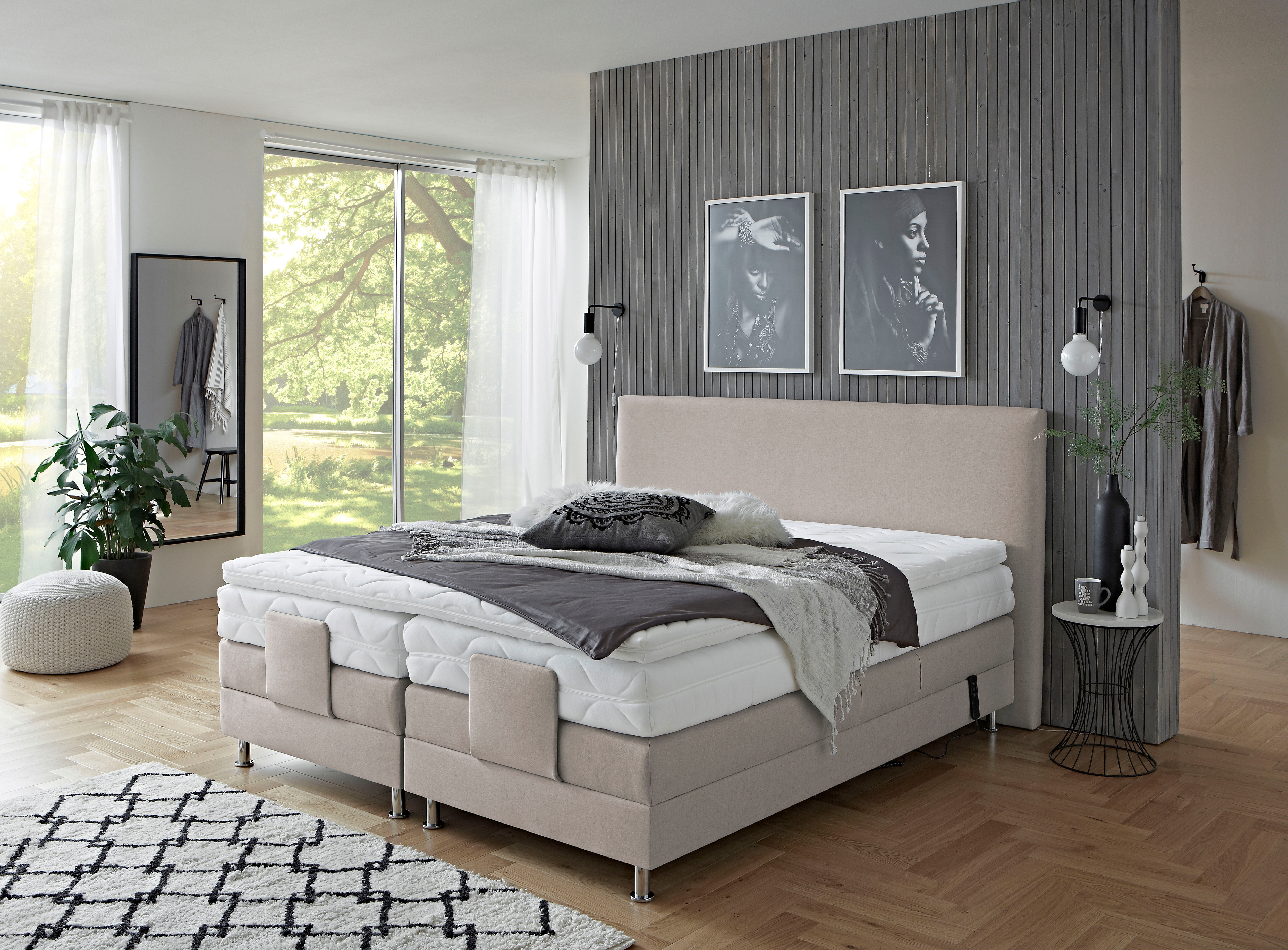 Thumbnail - Westfalia Schlafkomfort Boxbett "Lissabon wahlweise in den Breiten 160x200cm, 180x200cm & 200x200cm"