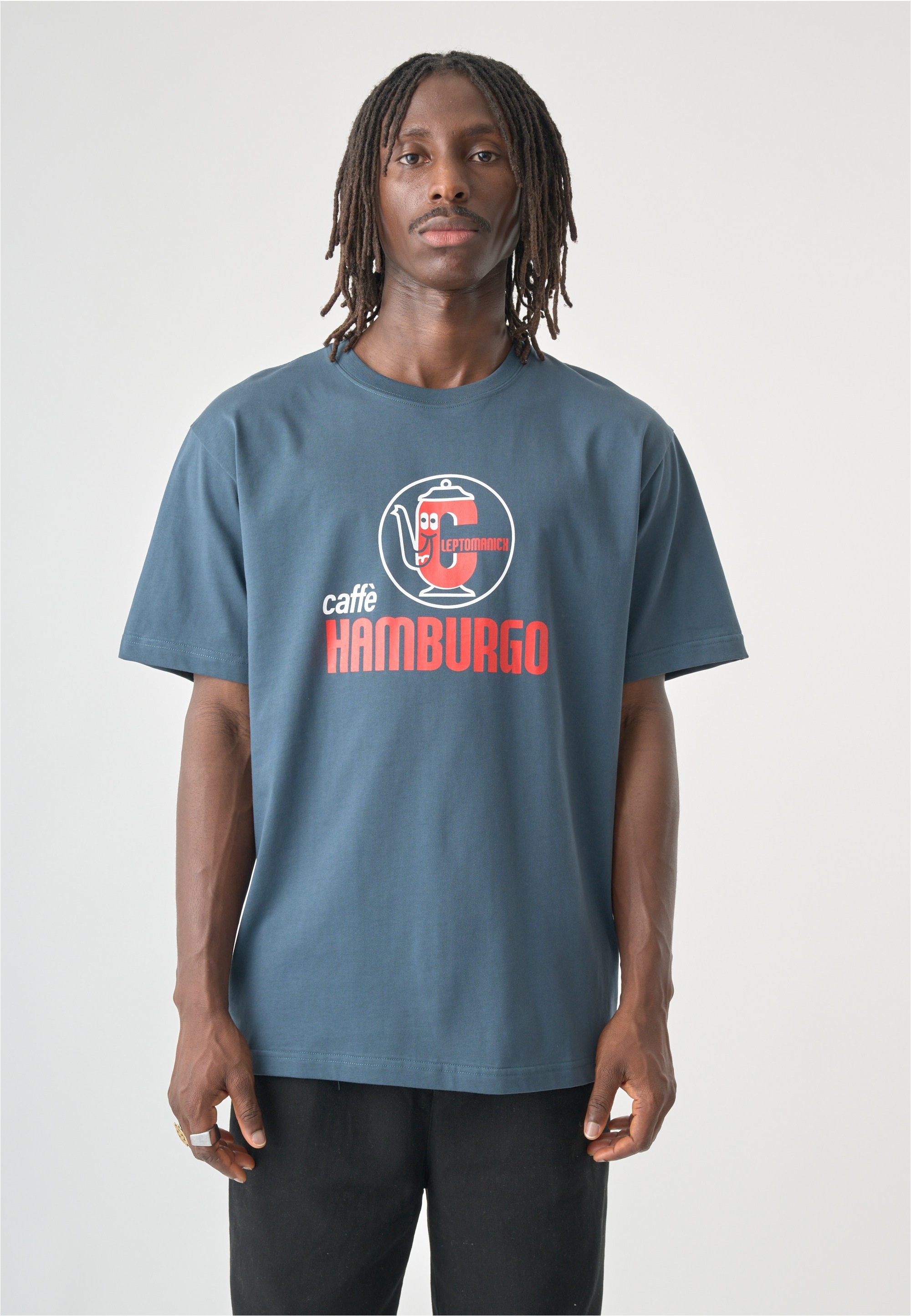 Cleptomanicx T-Shirt mit großem Frontprint