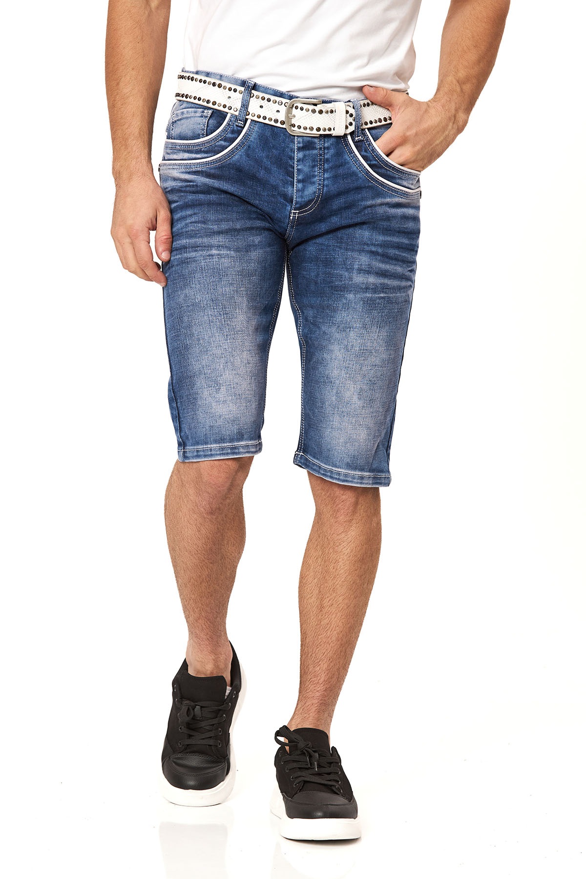 Cipo & Baxx Jeansbermudas Baumwolle, regular fit günstig online kaufen