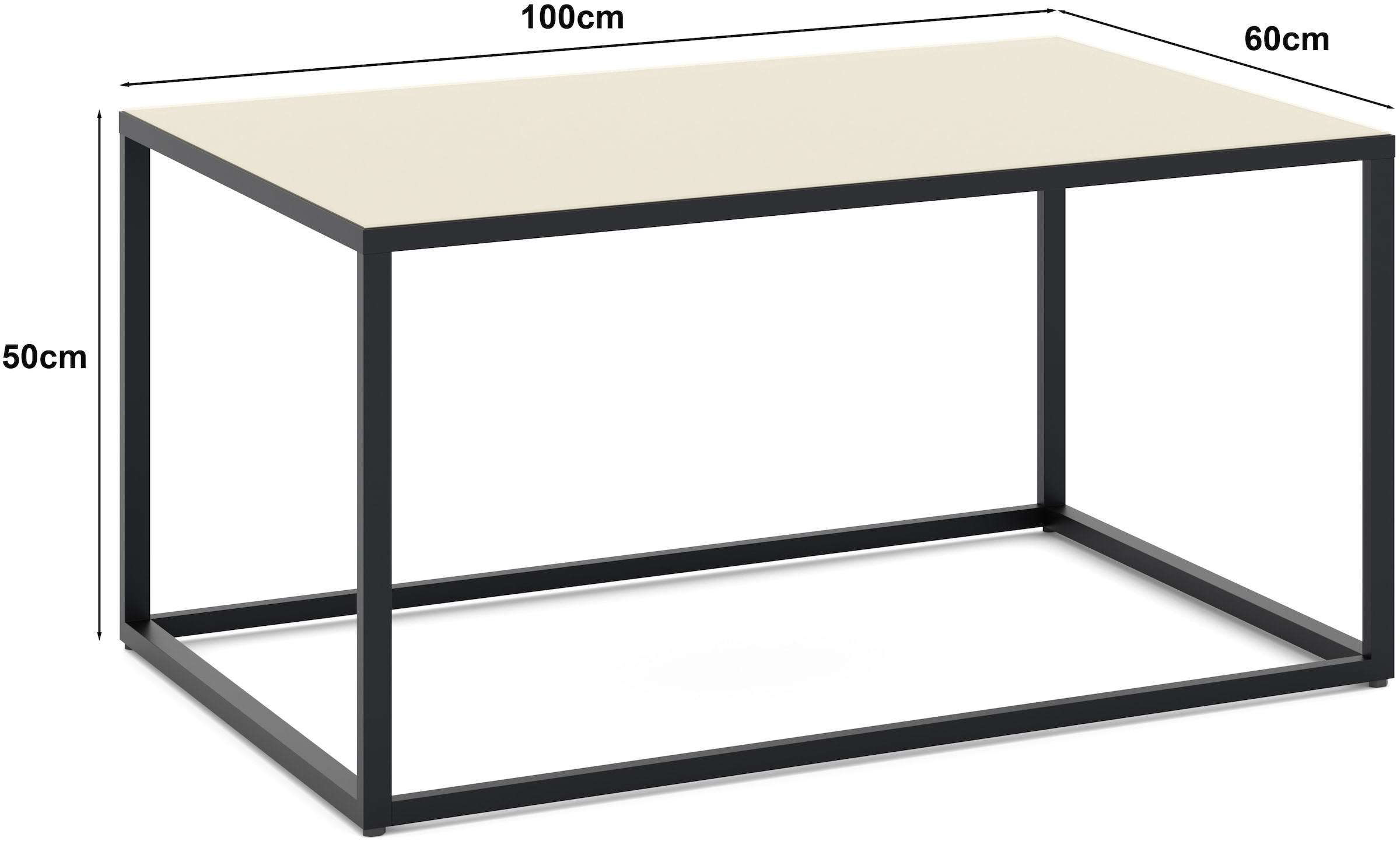 set one by Musterring Couchtisch »Reno« 1 Stk. tlg. Maße (BxHxT in cm) 100 x 50 x 60