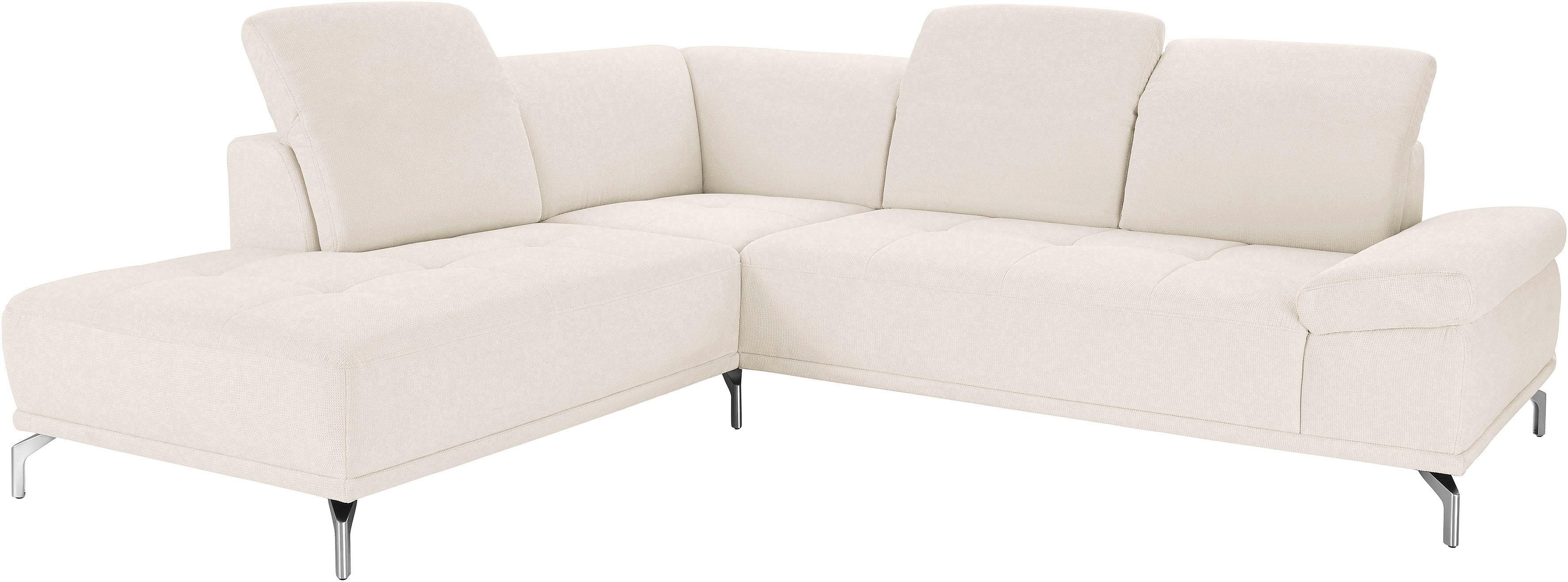 Thumbnail - Places of Style Ecksofa "Caluna", Inkl.Sitztiefenverstellung, wahlweise mit Kopf- und Armteilverstellung