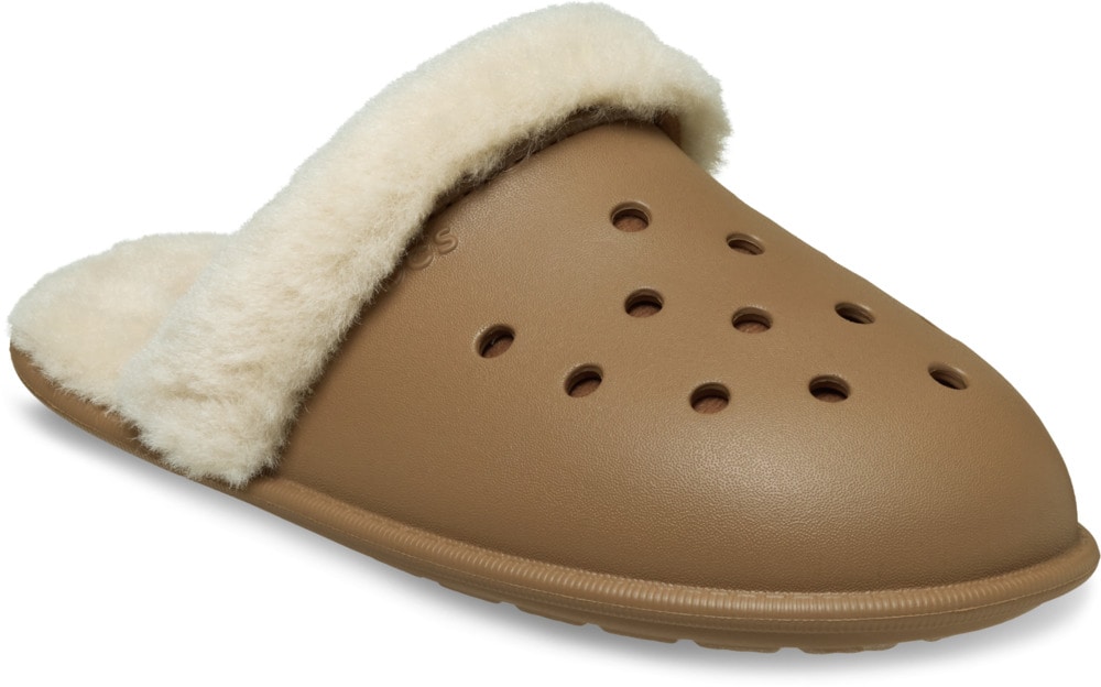 Crocs Pantoffel "Classic Fuzz Scuff" Hausschuh, Clog mit Warmfutter günstig online kaufen