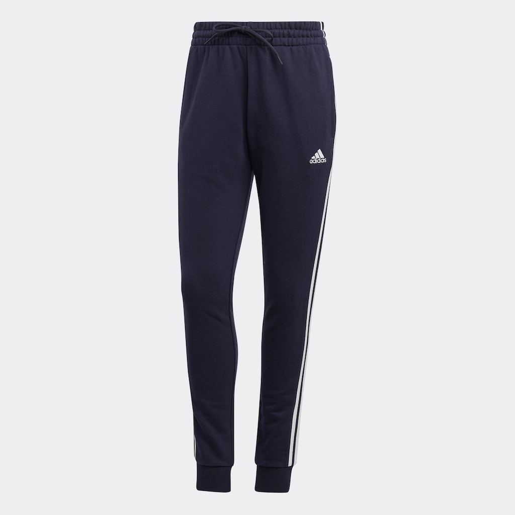 adidas Sportswear Sporthose »ESSENTIALS 3STREIFEN FRENCH TERRY CUFFED HOSE«, (1 tlg.)