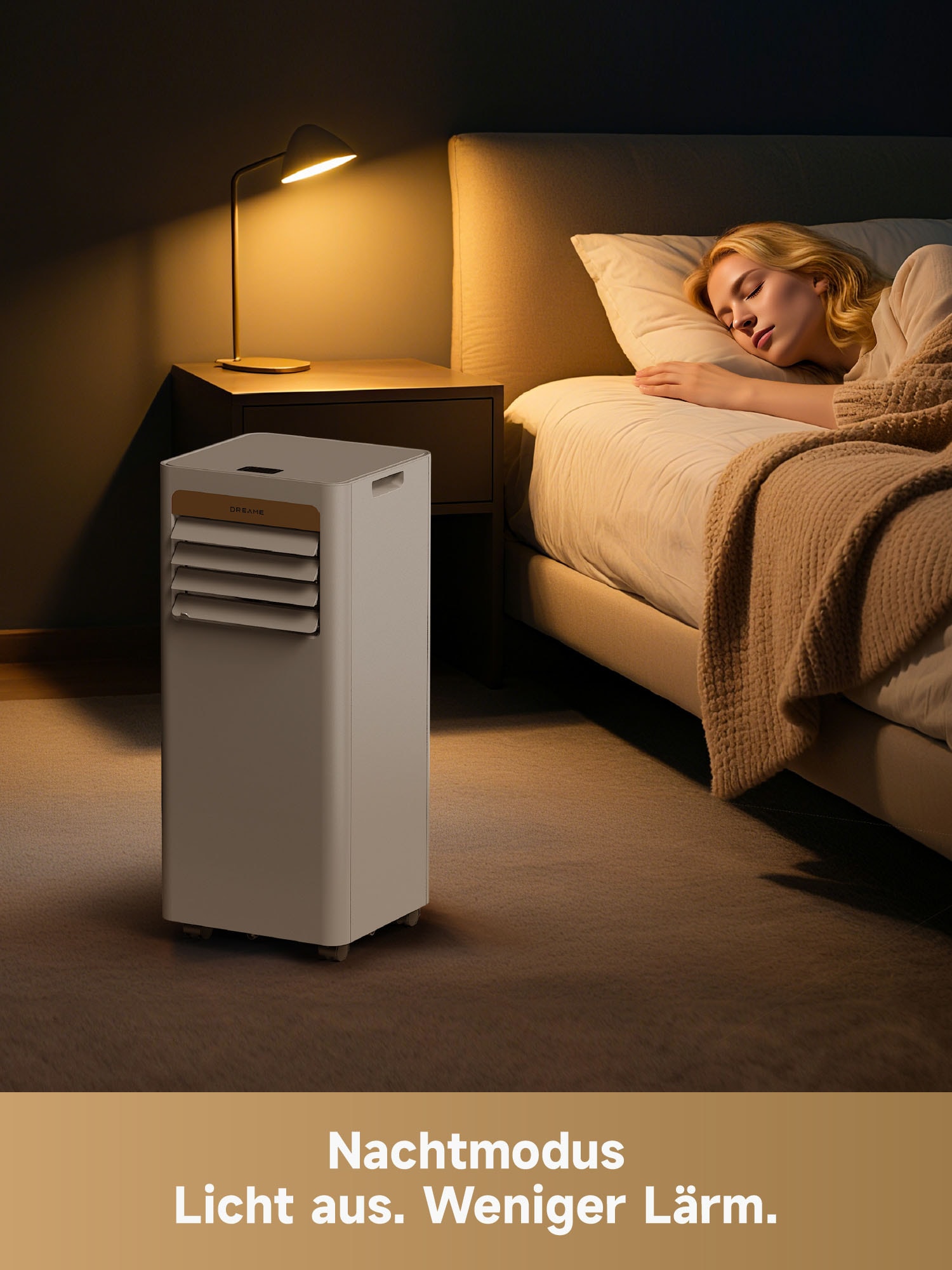 Dreame Klimagerät »P-Wind10 7k« 3in1 Kühlen/Entfeuchten/Ventilator, mobil, APP‑Steuerung, Nachtmodus