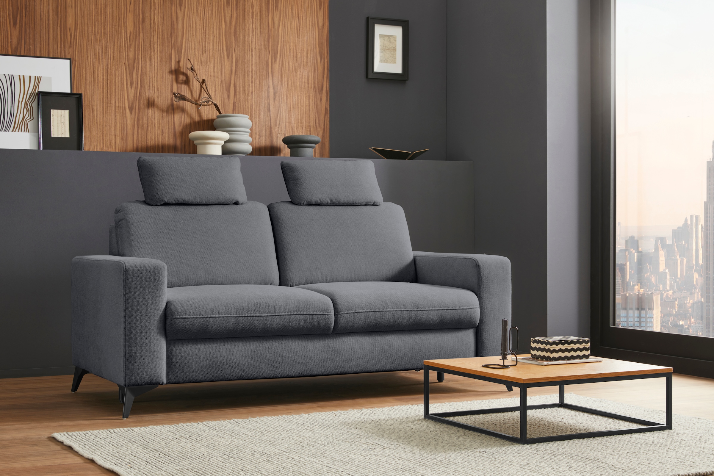 Home affaire 2,5-Sitzer "Lolland" mit Federkern, auch mit abwischbarem Bezu günstig online kaufen