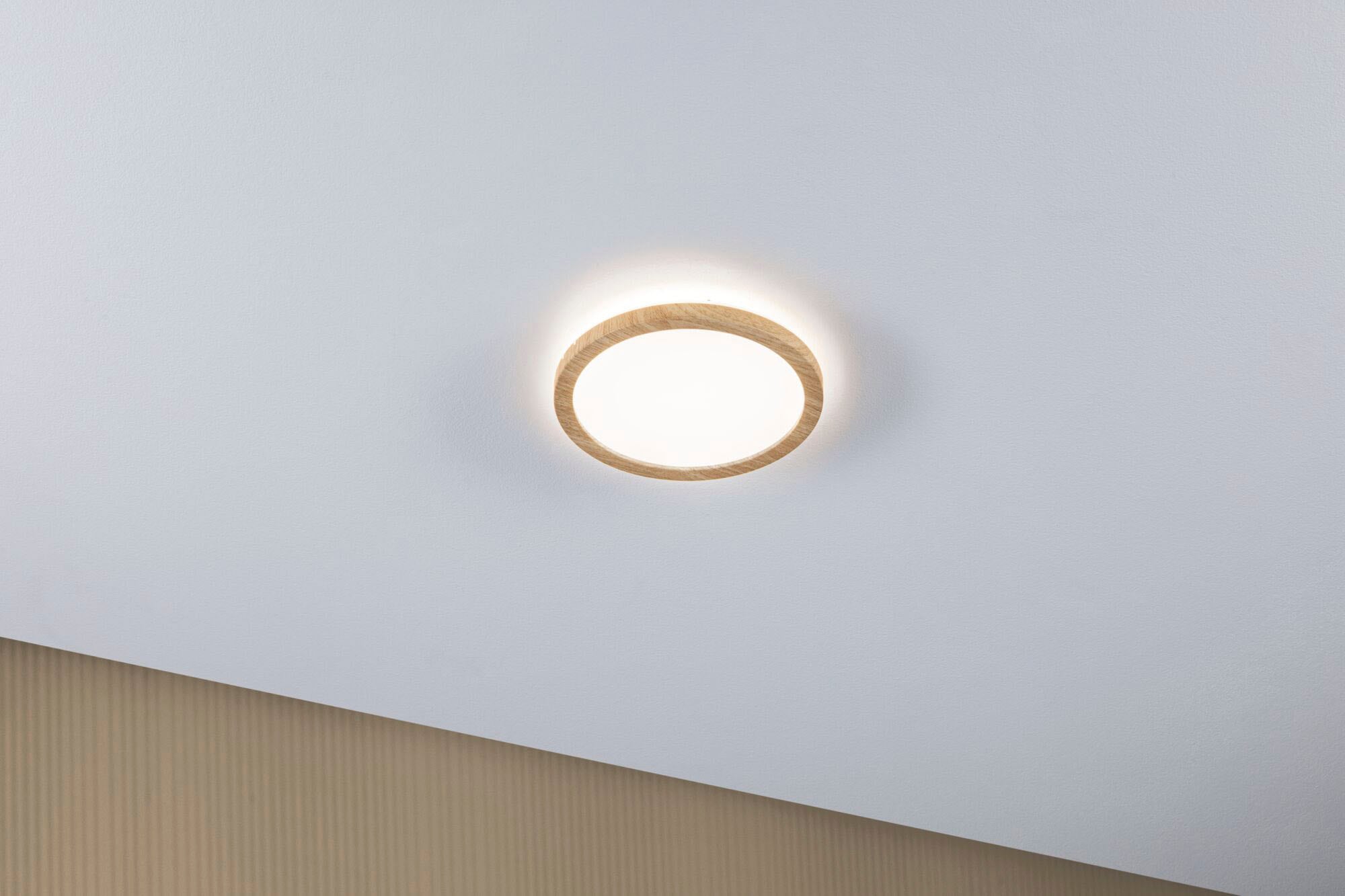 Paulmann LED Panel »Atria Shine 190mm flammig-flammig, 11,2W Hintergrundbeleuchtung bestellen 1 Eiche BAUR 4000K Kunststoff | IP44«