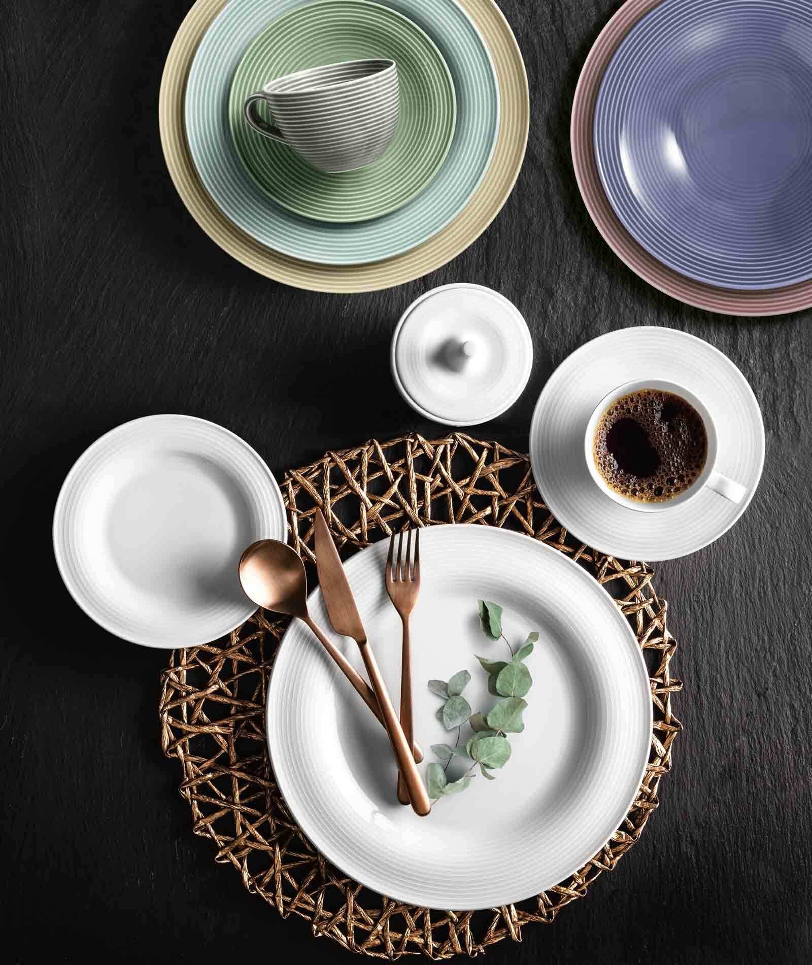Seltmann Weiden Geschirr-Set »Tafelservice Beat Color Glaze 12er Set«
