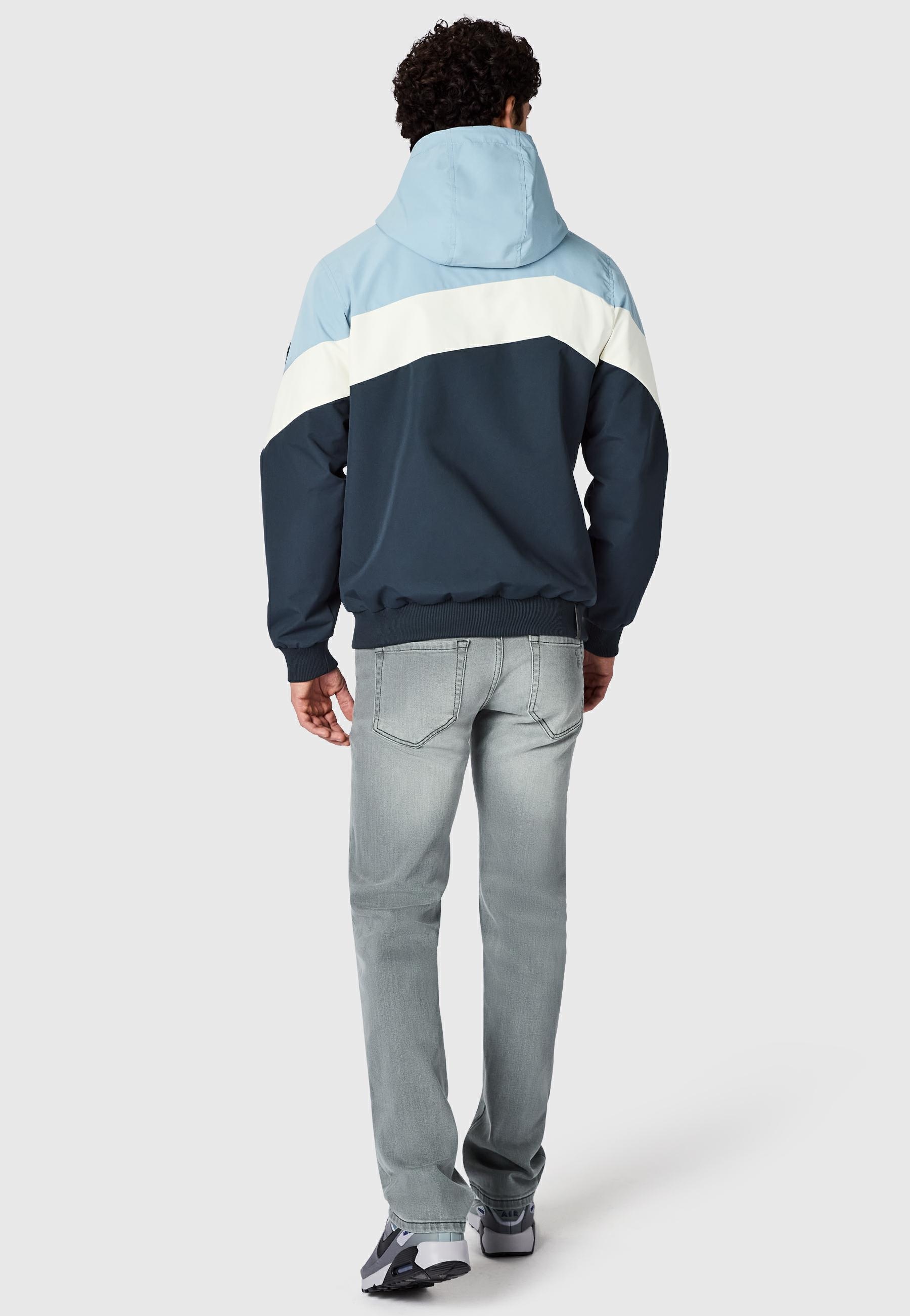 Ragwear Outdoorjacke »Stewie Block YOUMODO« mit Kapuze stylische Herren Übergangsjacke mit großer Kapuze