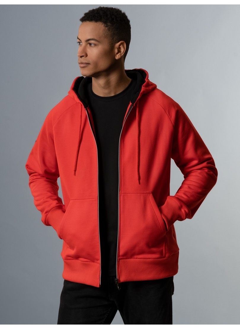 Trigema Sweatjacke kaufen online BAUR Kapuze Bündchen | mit mit