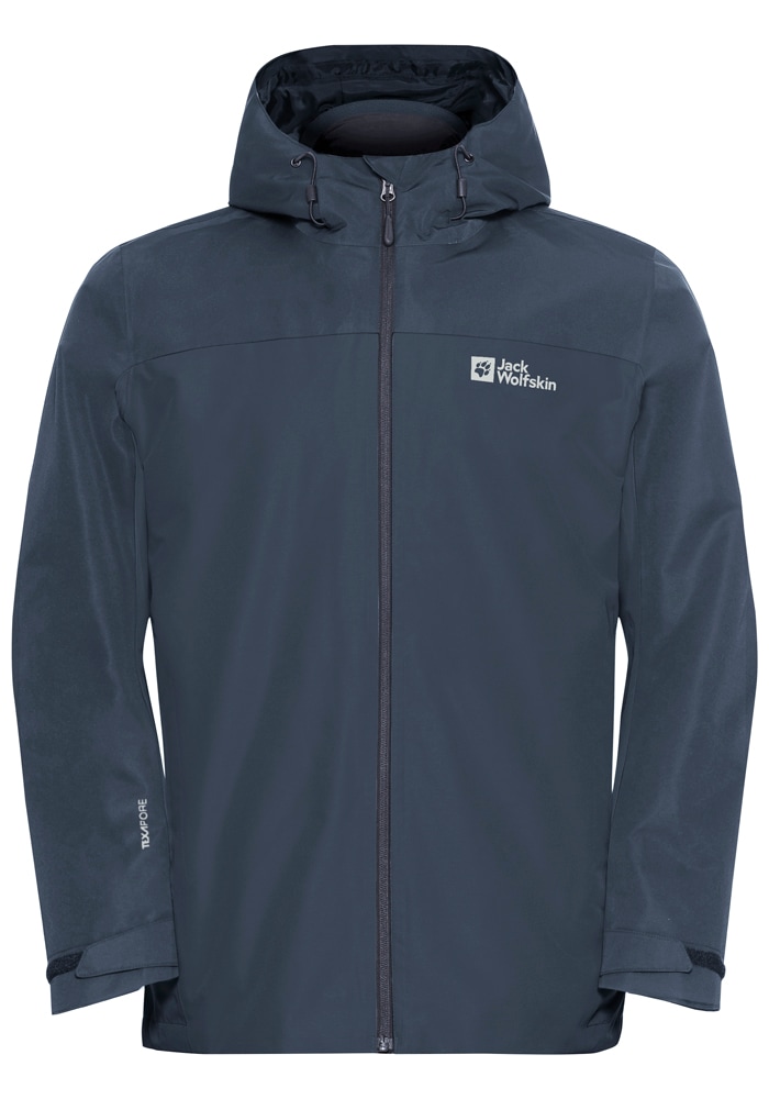 Jack Wolfskin 3-in-1-Funktionsjacke »MOONRISE 3IN1 JKT W«, mit Kapuze, 3in1, atmungsaktiv, Übergangsjacke