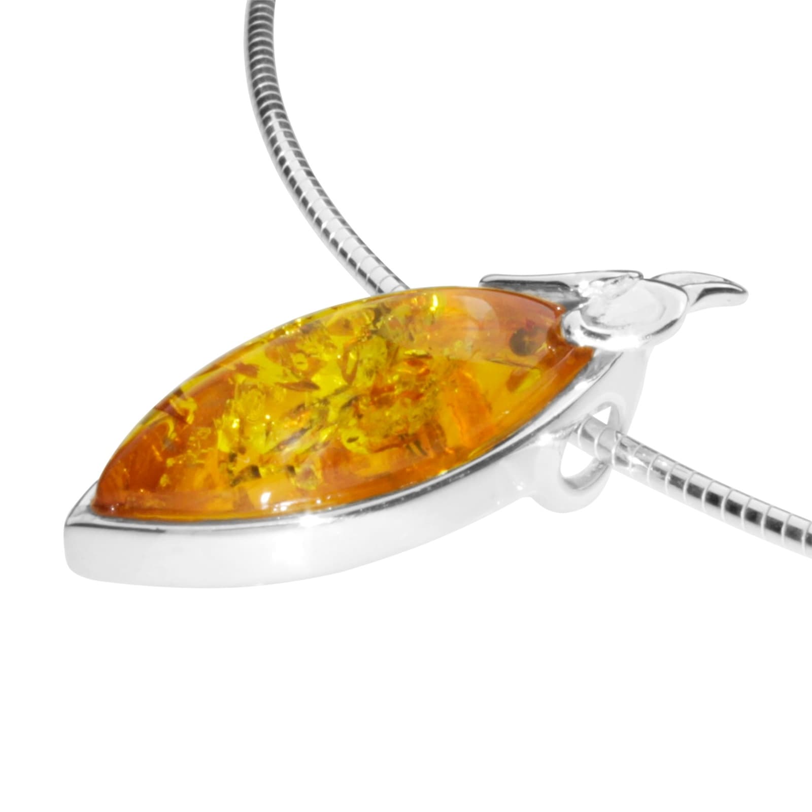 OSTSEE-SCHMUCK Halsreif »Ostsee-Schmuck Halsreif mit Anhänger Gleiter-Majken«, (2 tlg.)