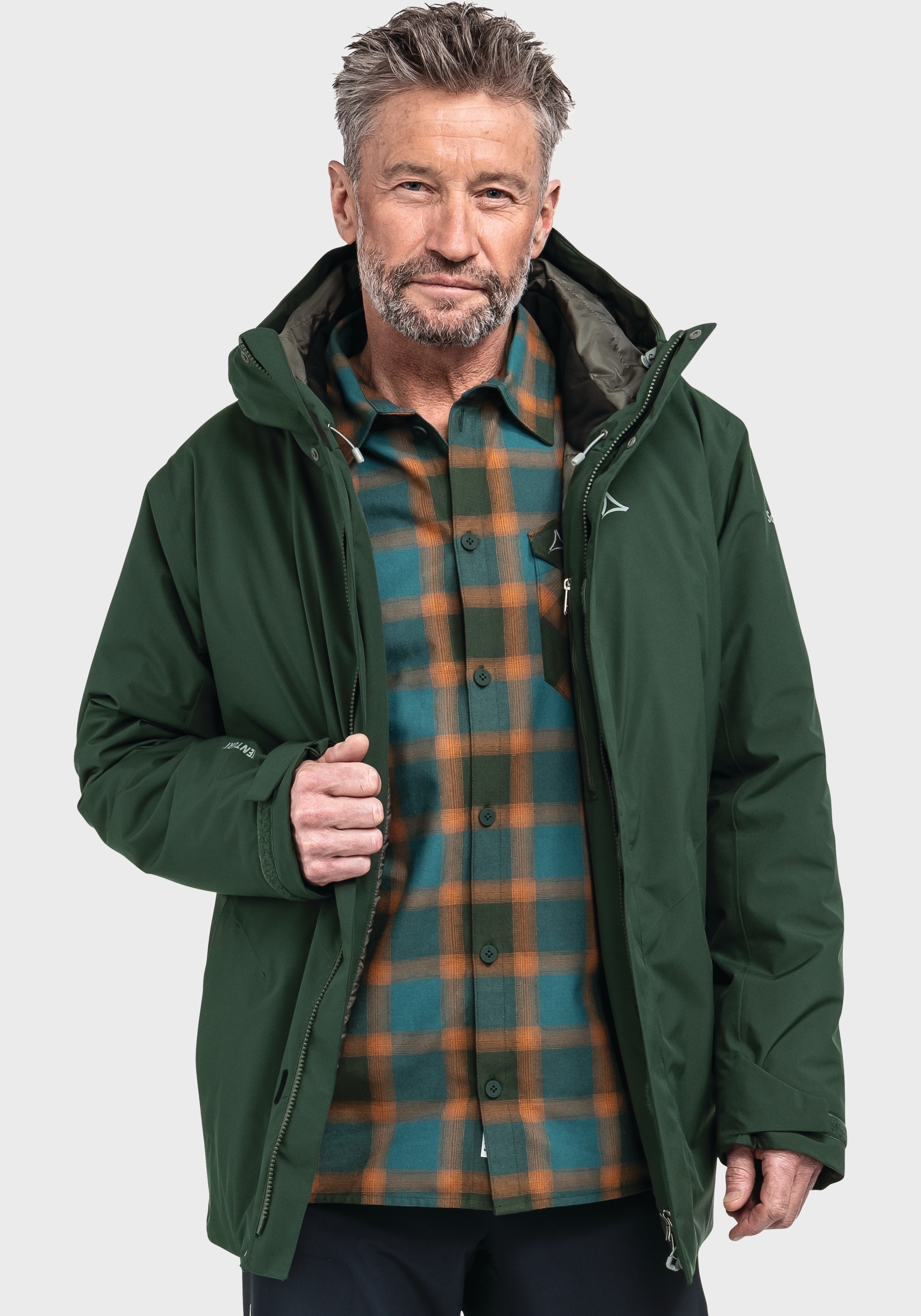 Schöffel Langjacke »Hiking Parka Style Froda MNS«, mit Kapuze