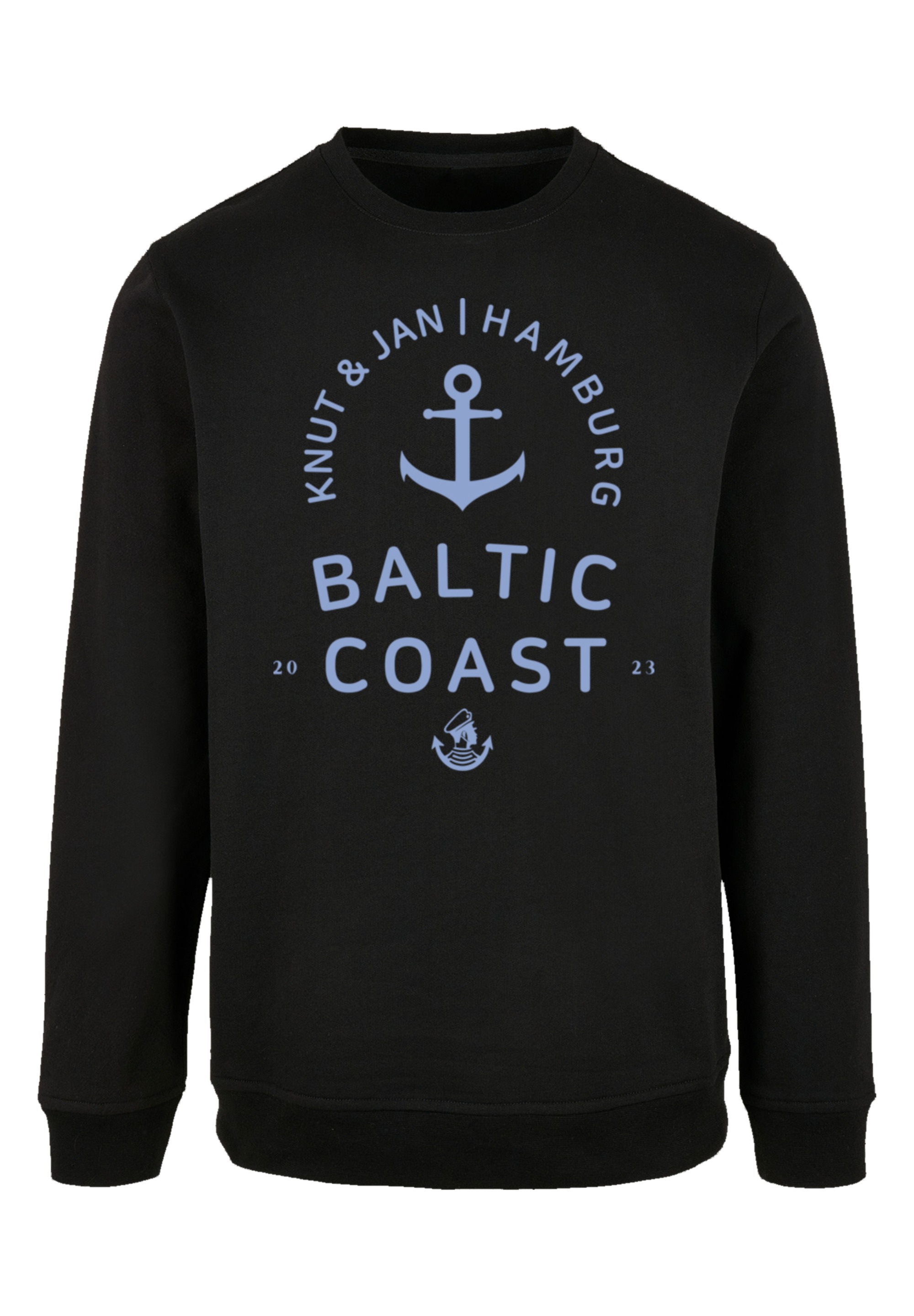 F4NT4STIC Kapuzenpullover »Ostsee Logo Knut & Jan Hamburg«, Print