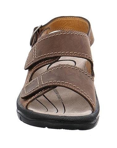 Jomos Riemchensandale, Sommerschuh, Klettschuh, Outdoorschuh, mit Kontrastnähten