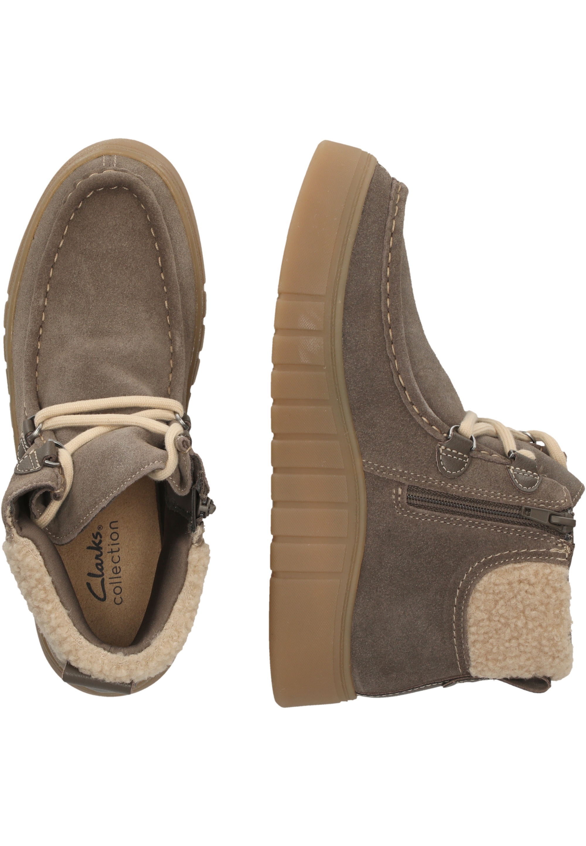 Clarks Stiefel »Mykah Izzy«  mit Profilsohle und Flexkerben