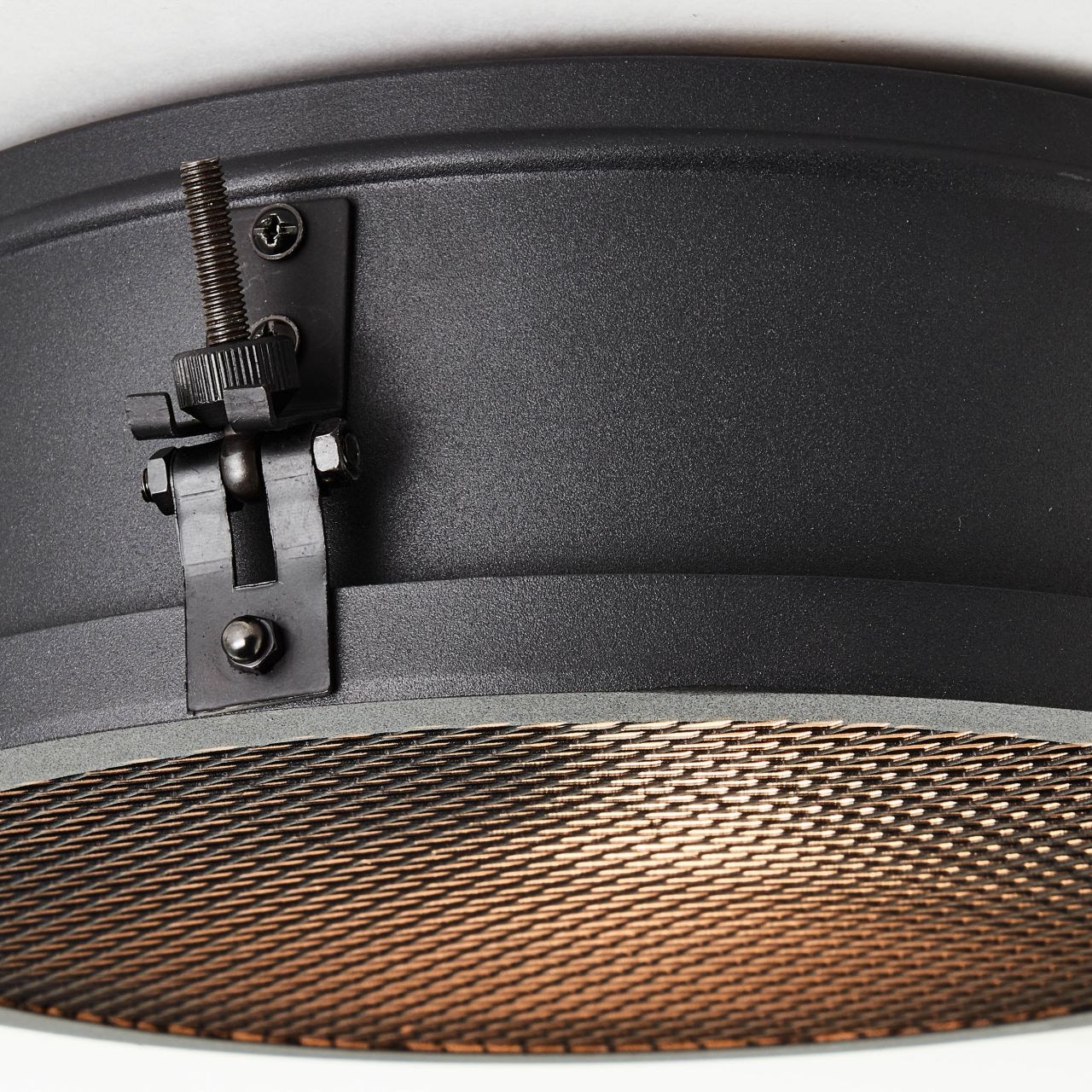 Brilliant Deckenleuchte »Zois«, 1 flammig, Leuchtmittel E27 | ohne Leuchtmittel, Deckenlampe 30cm schwarz korund