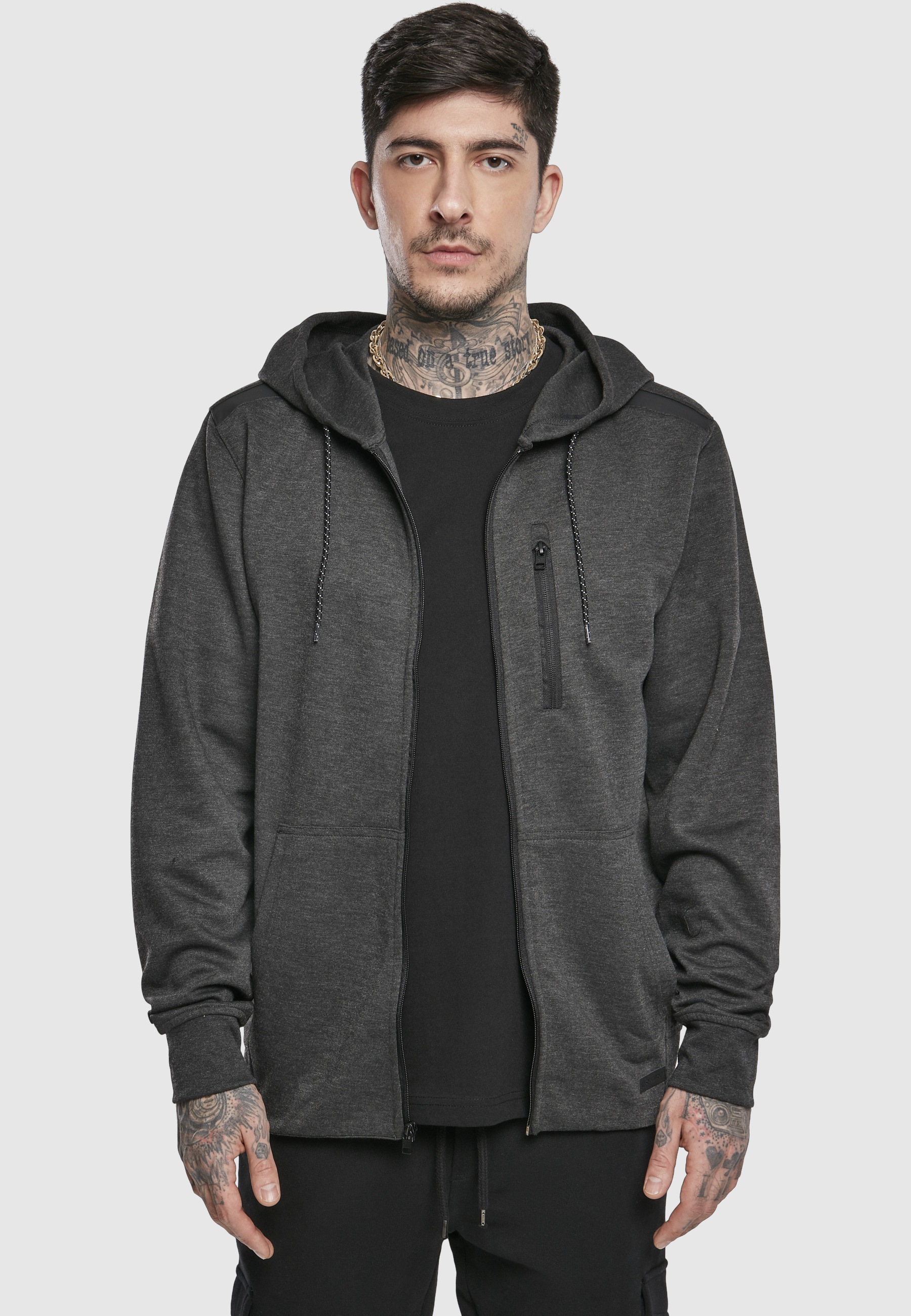 Southpole Sweatjacke »Southpole Herren Taped Tech Fleece Full Zip Hoody« 1 Stk.