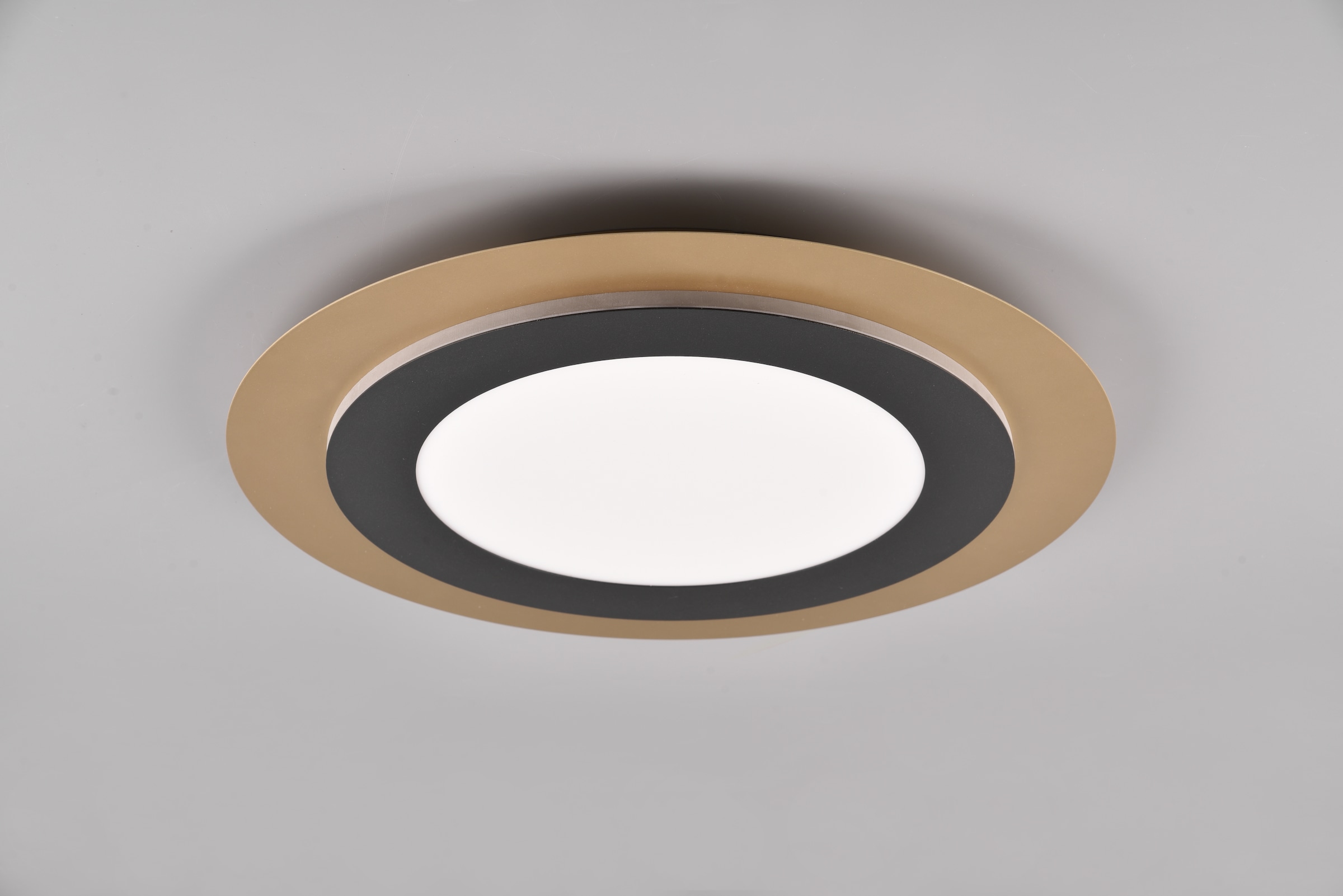 TRIO Leuchten LED Deckenleuchte »MORGAN, runde Deckenlampe Ø 45cm, dimmbar, CCT, Memoryfunktion, Timer«, 1 flammig, Leuchtmittel LED-Board | LED fest integriert, Nachtlicht, 42W 5600 Lumen, 2700-6500 Kelvin, inkl Fernbedienung